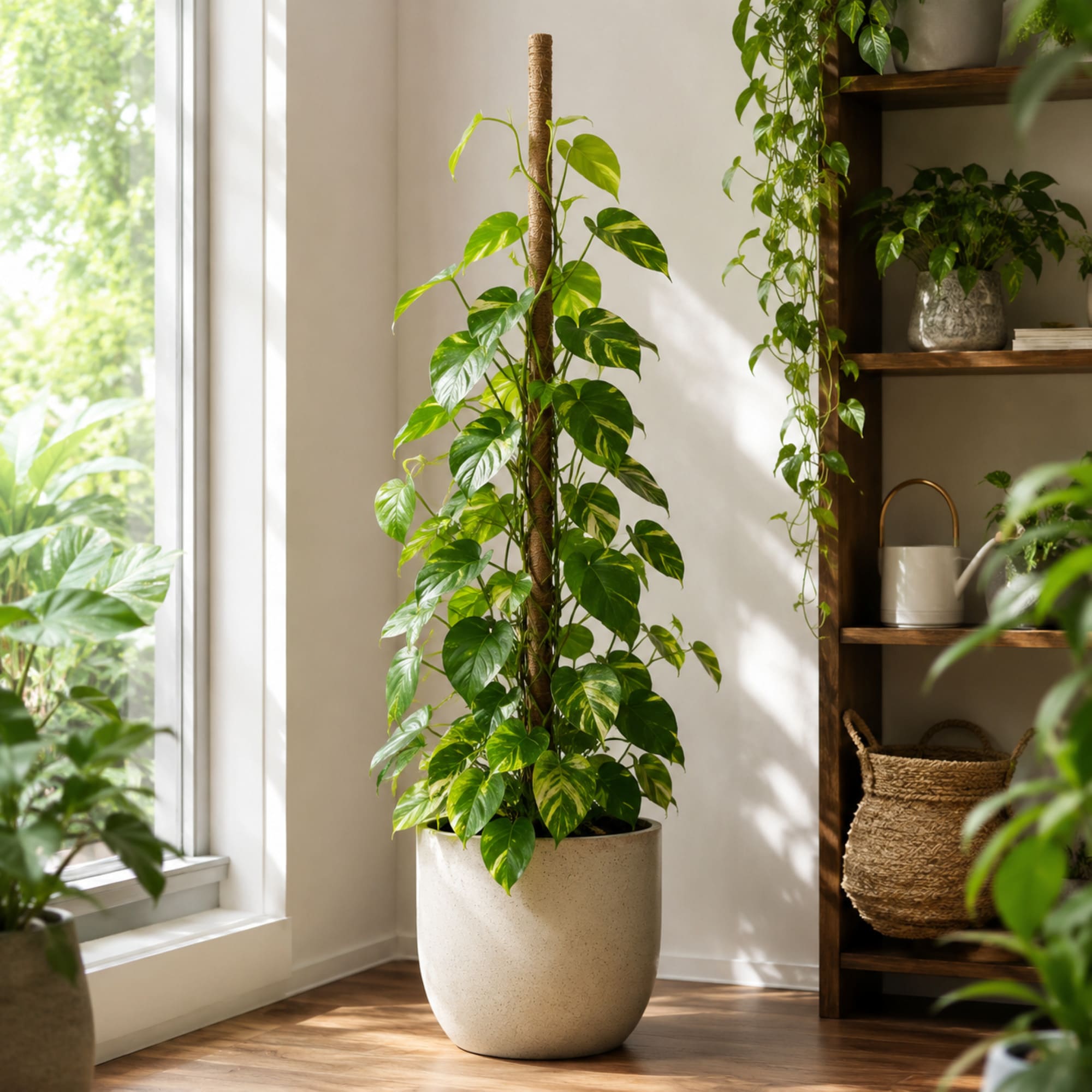 Tyczka do roślin kokosowa Cande 150 cm podpora doniczkowa 4 szt.
