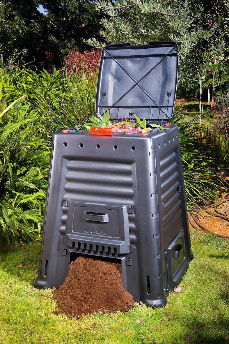 Kompostownik ogrodowy Keter Mega Composter 650L, czarny