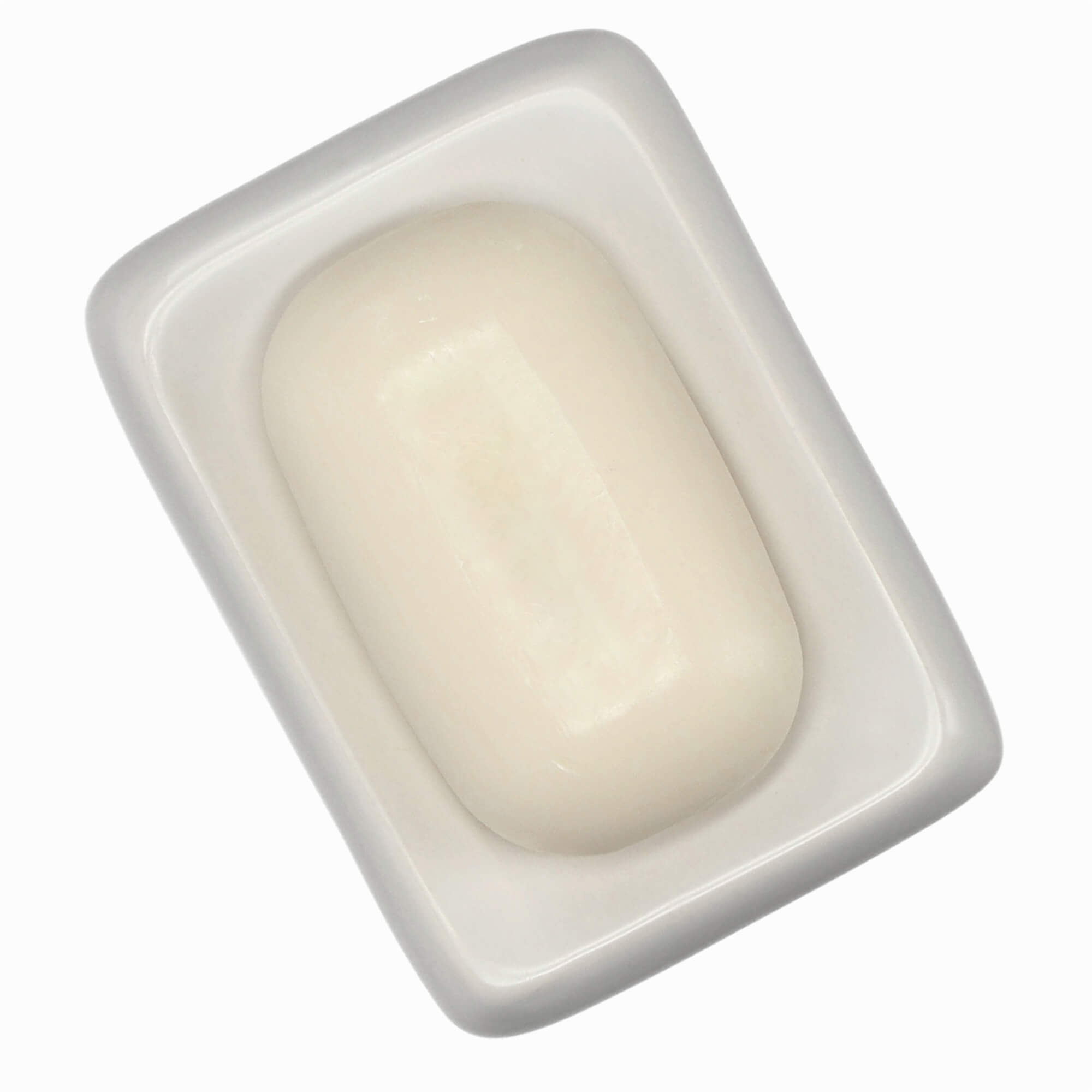 Mydelniczka ceramiczna 12 x 10 x 3 cm, biała