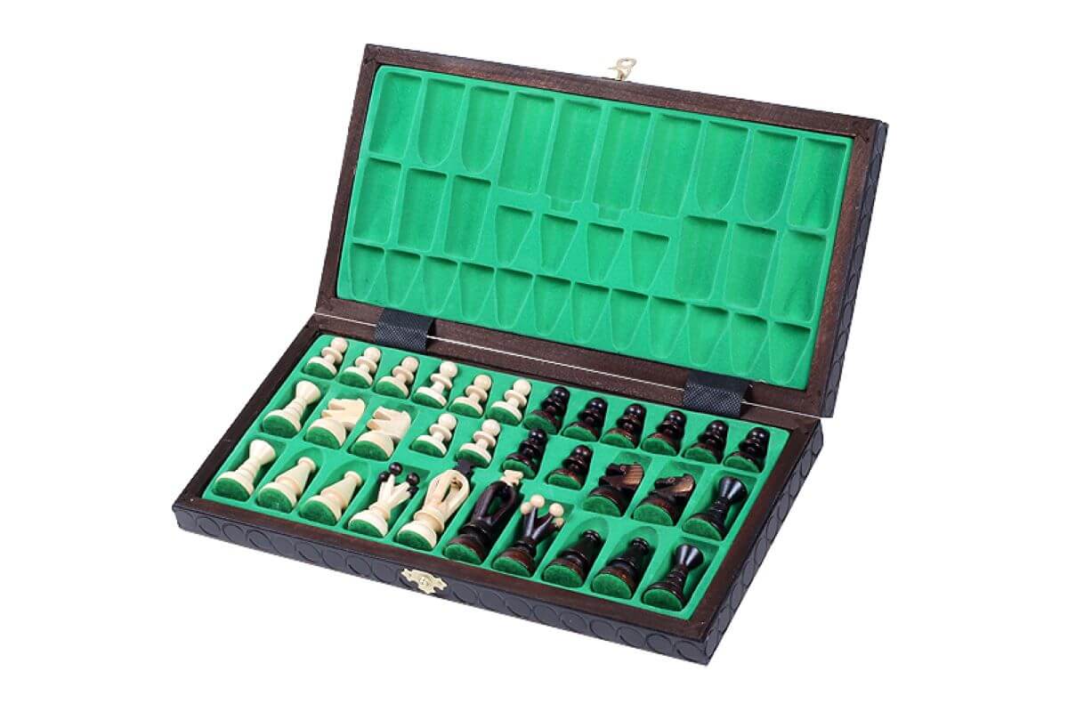 Szachy drewniane 35 x 35 cm