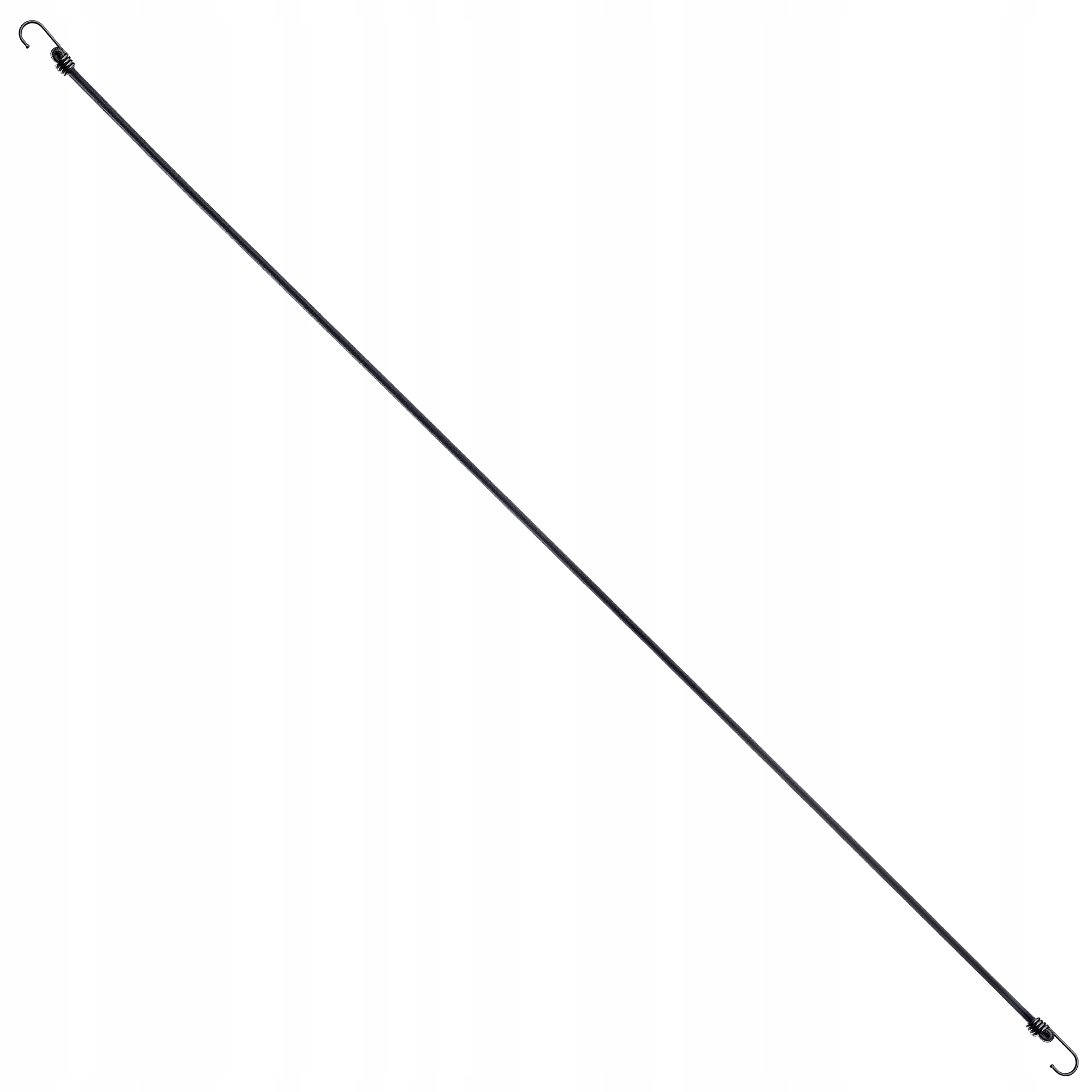 Guma elastyczna z hakiem 120 cm, czarna