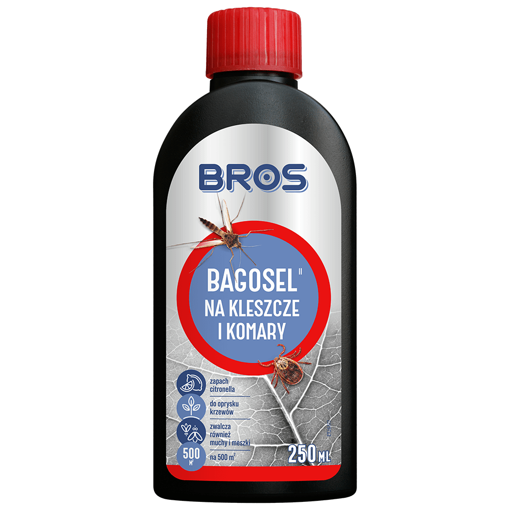 Bros Bagosel Preparat do oprysku na kleszcze i komary 250ml