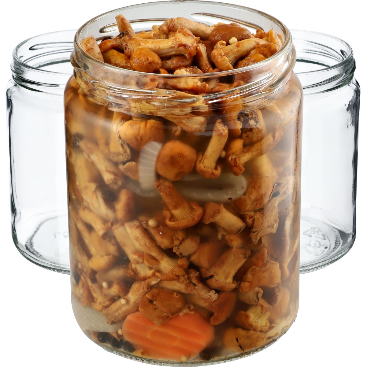 Słoiki na przetwory Maki 540ml fi 82 mm 8szt + wieczko Jagodowy mix