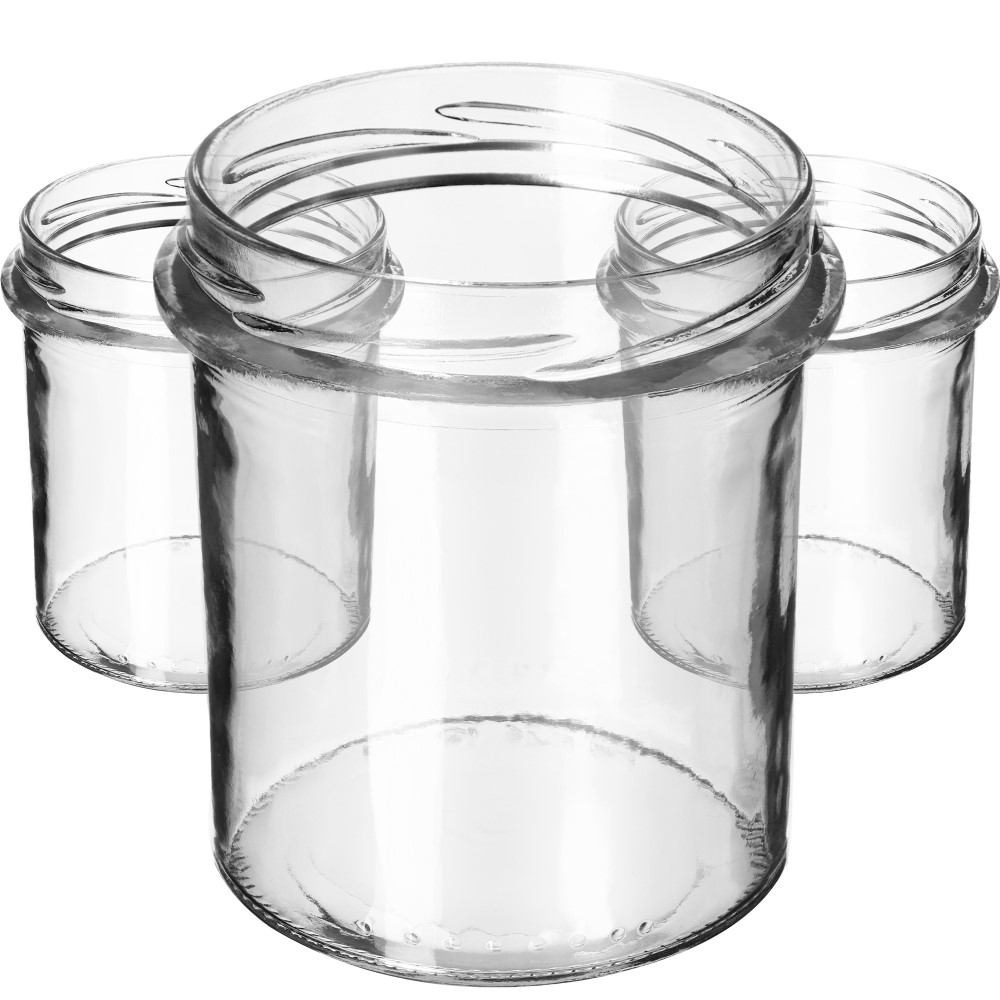 Słoiki na przetwory Avila 350ml fi 82 mm 100szt + wieczko Jagodowy mix