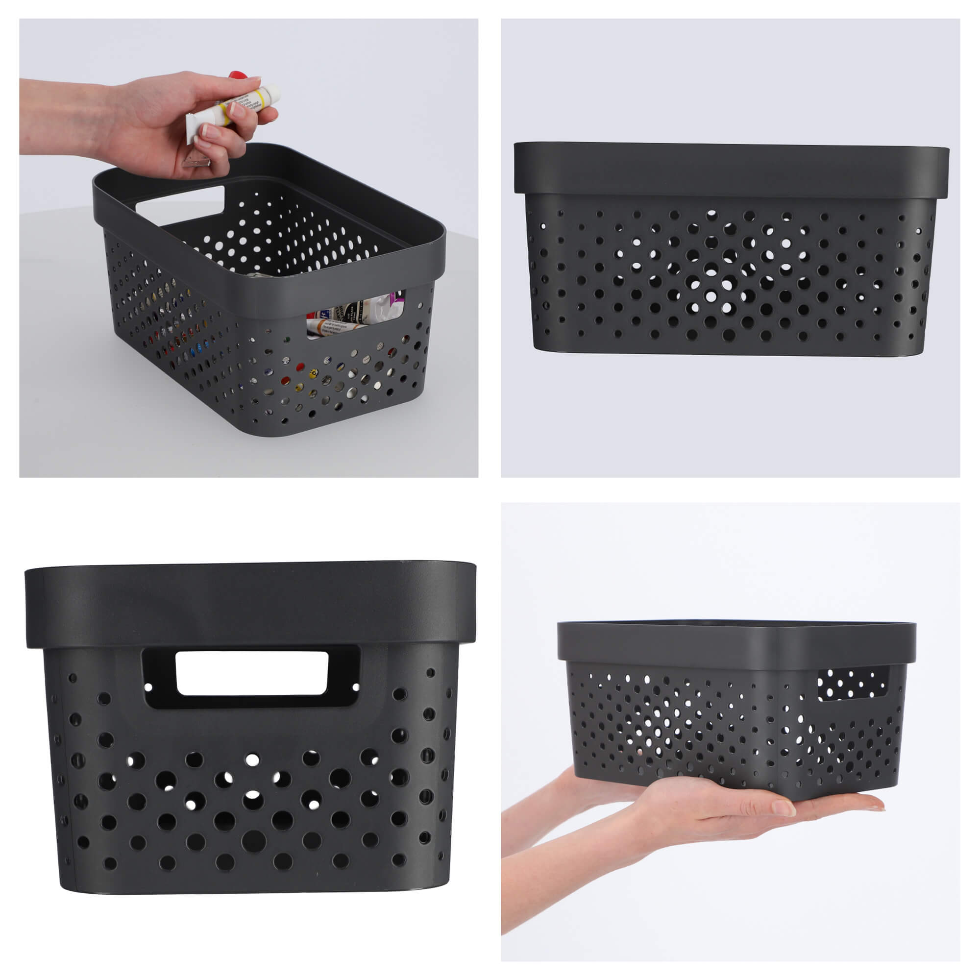 Pojemnik plastikowy Infinity Curver 4.5L, antracyt
