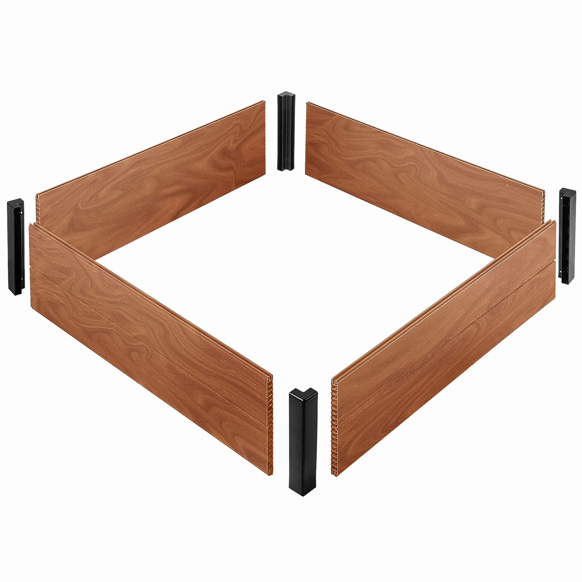 Obrzeże ogrodowe Keter Maple Garden Bed 106 x 32cm, brązowe