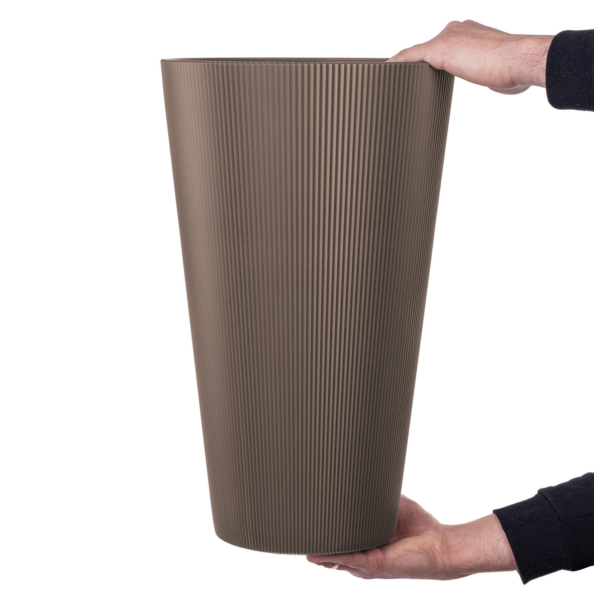 Doniczka Linea Slim 30 cm, kakao, 1 szt.