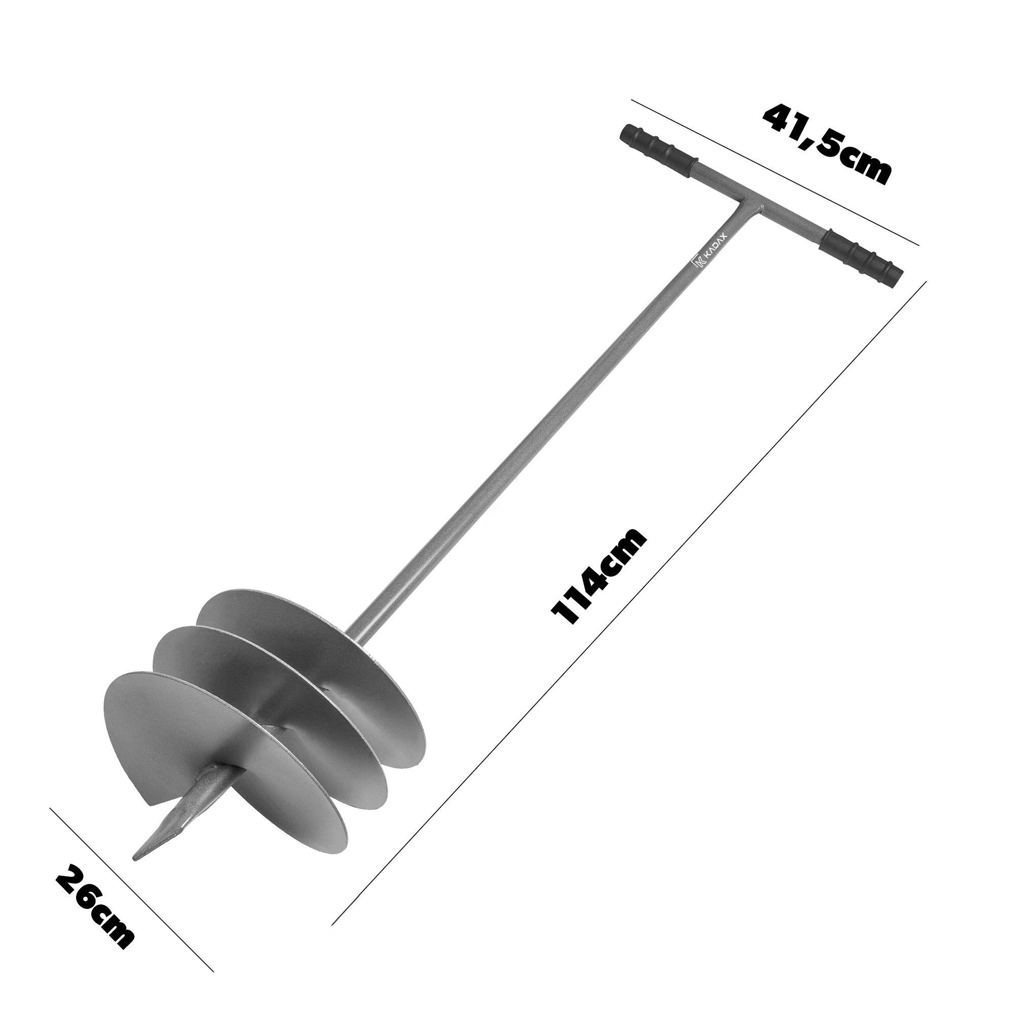 Świder do gleby 260mm ręczny