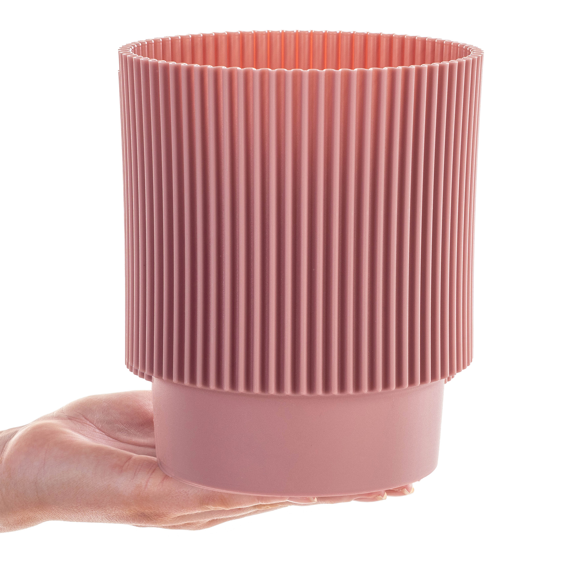 Doniczka na kwiaty Aldeia 18cm rózowy