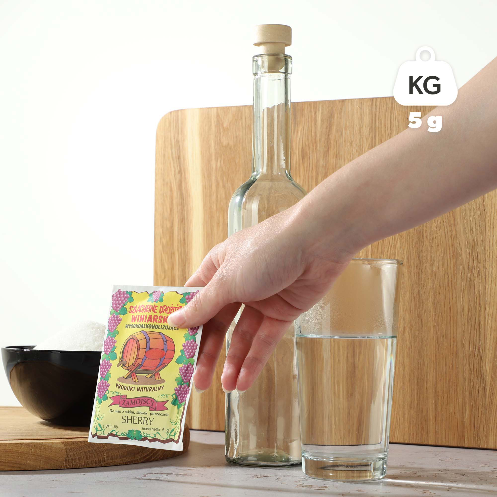 Drożdże winiarskie sherry 5g