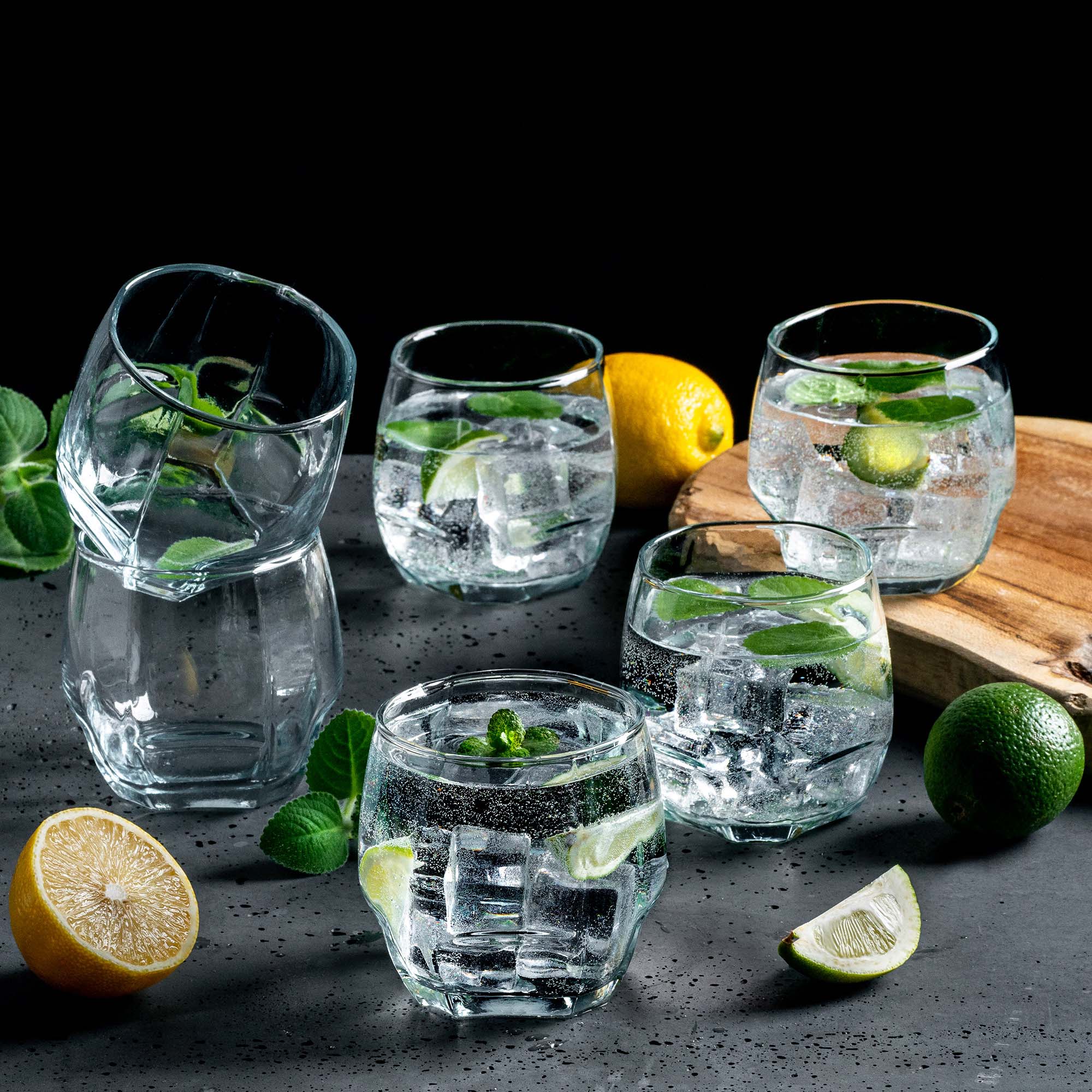 Zestaw szklanek Asti 420 ml 6 szt. + 300 ml 6 szt.
