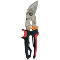 Fiskars 1027211 PowerGear Nożyce do cięcia blachy, wygięte w lewo