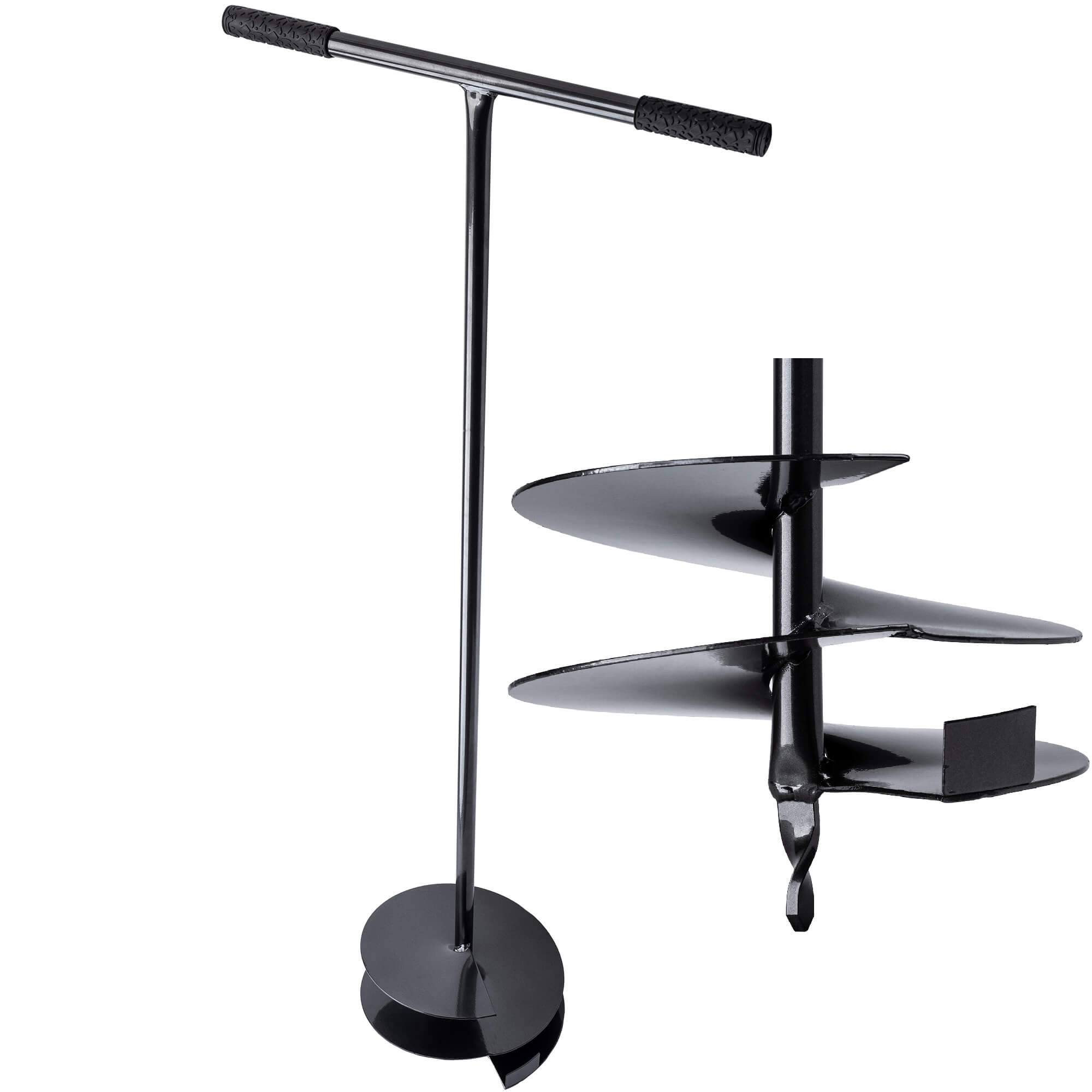Świder ręczny do gleby Flako 128 cm, czarny
