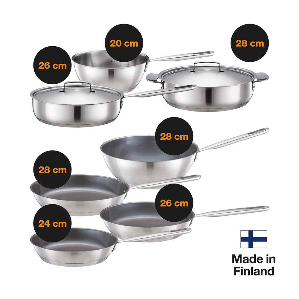 Fiskars 1064743 All Steel Patelnia 24 cm