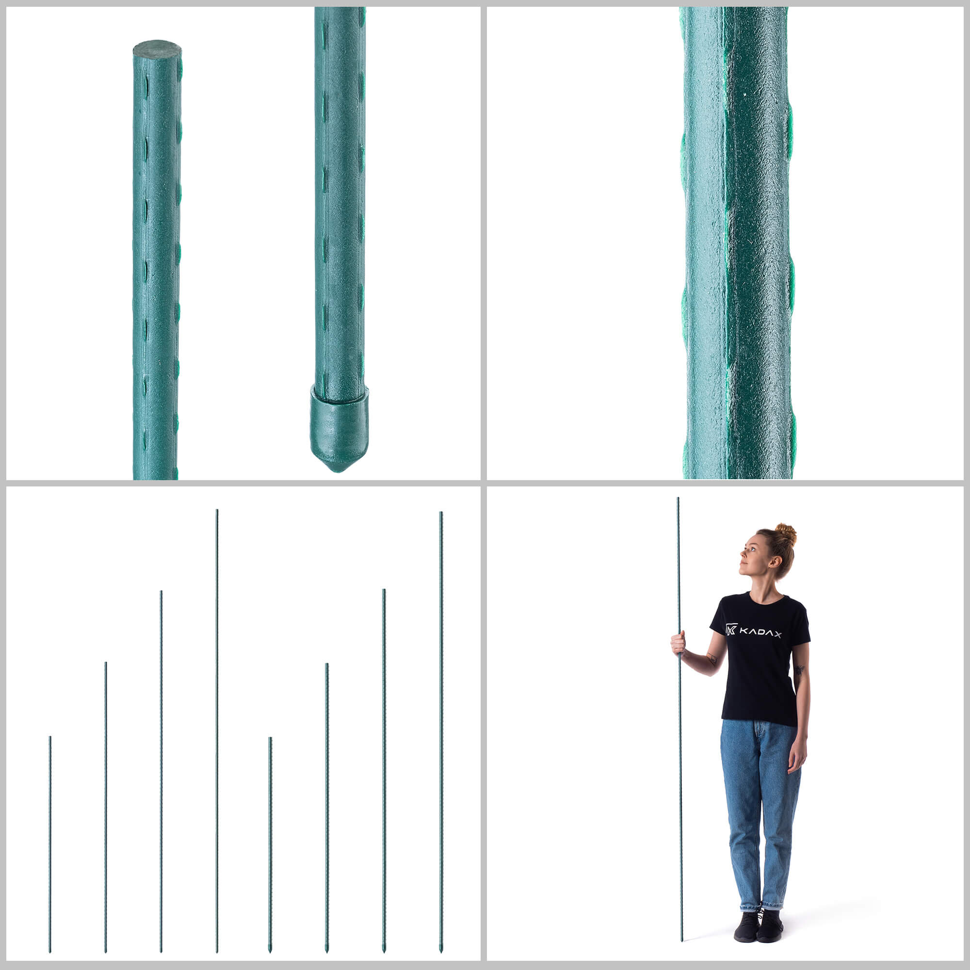 Podpora ogrodowa tyczka do roślin Trang 180cm 11mm 5szt