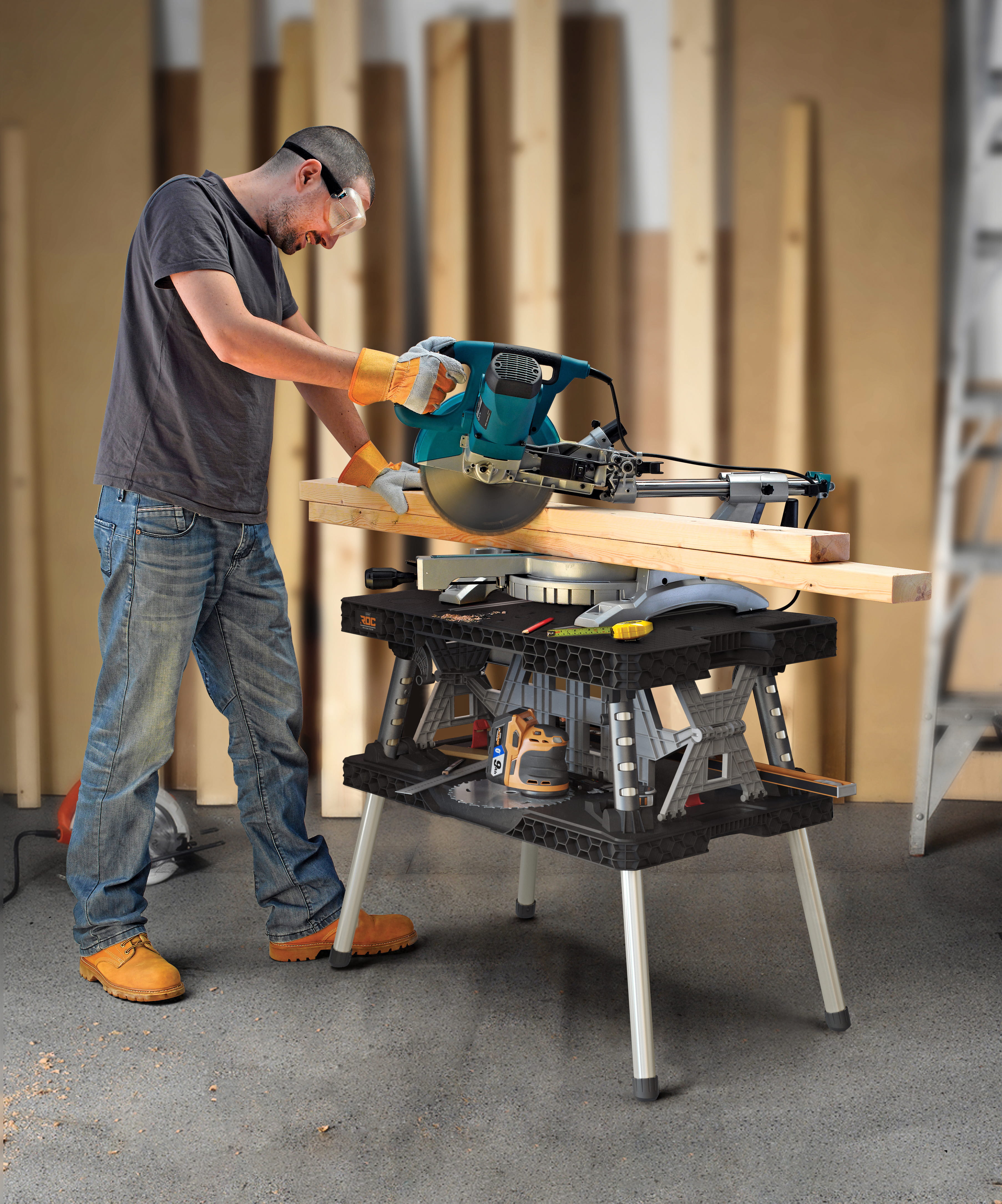 Stół warsztatowy składany Keter ROC Folding Work Table 2.0 85 x 56.5 cm