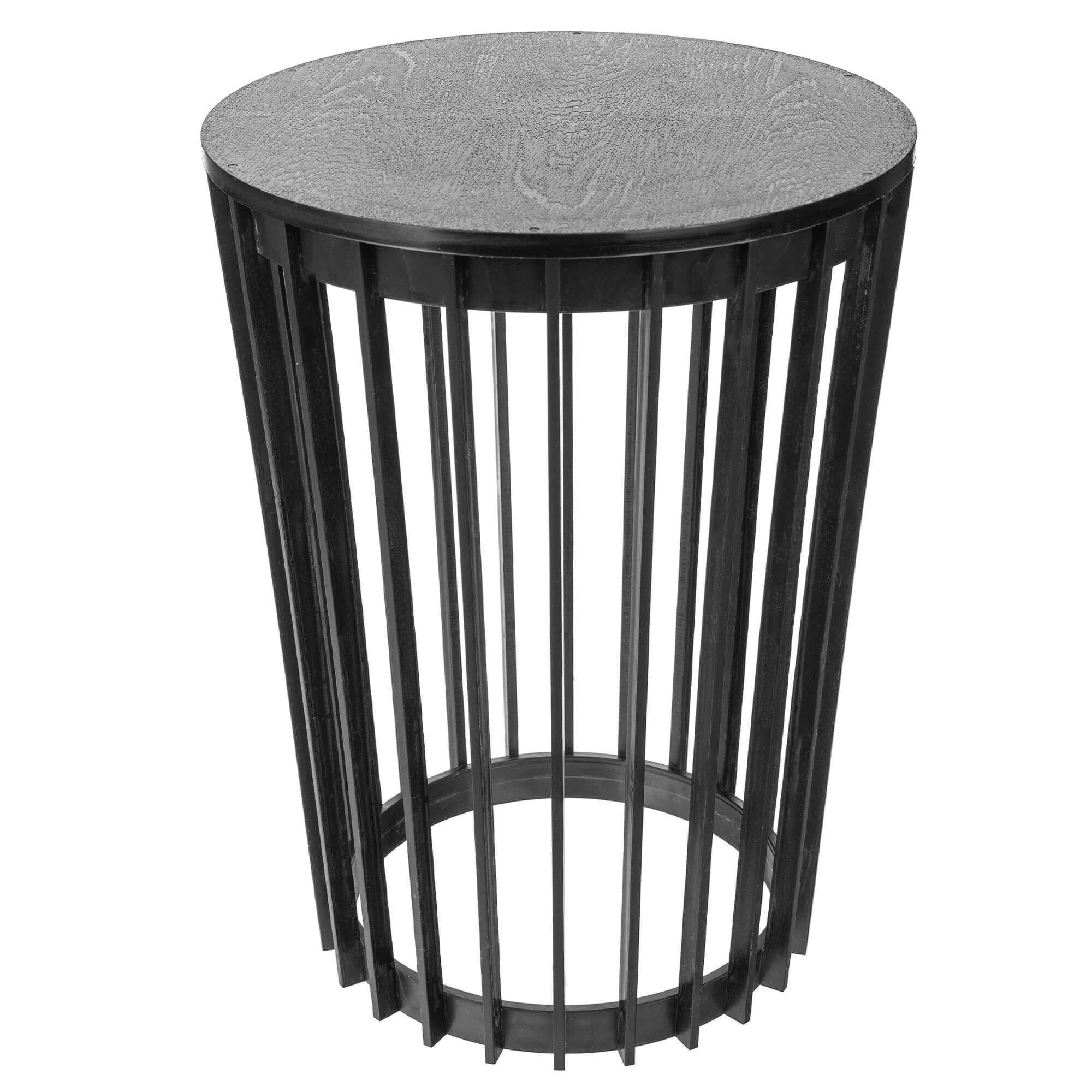 Kwietnik dwustronny Aytre 54 cm czarny + blat czarny