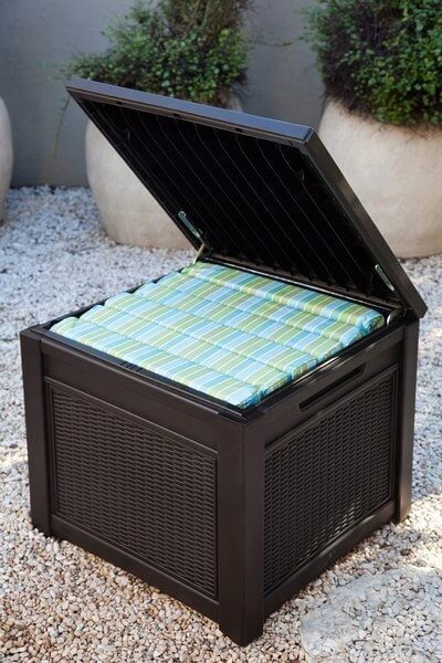 Skrzynia ogrodowa Keter Cube 280L, brązowa