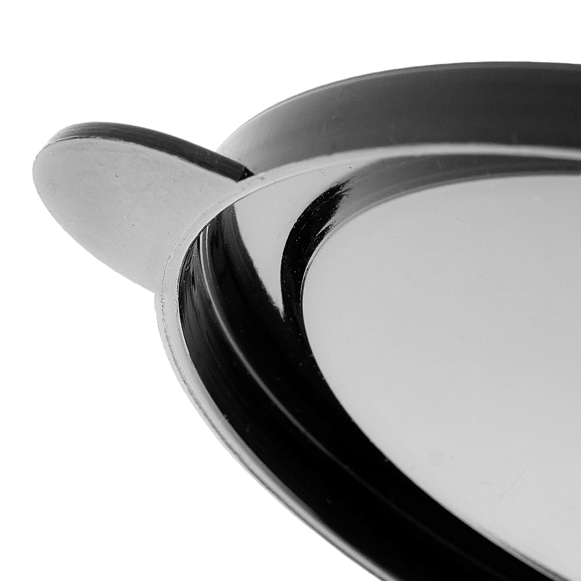 Zestaw pokrywek na puszki Oizon 100mm 84mm 73mm 65mm czarny 12 szt.