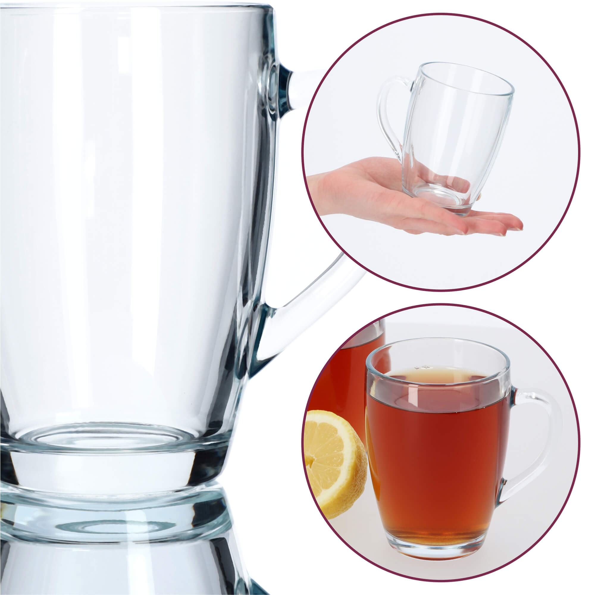 Kubki do herbaty i soku Albenga 375 ml, 6 szt.