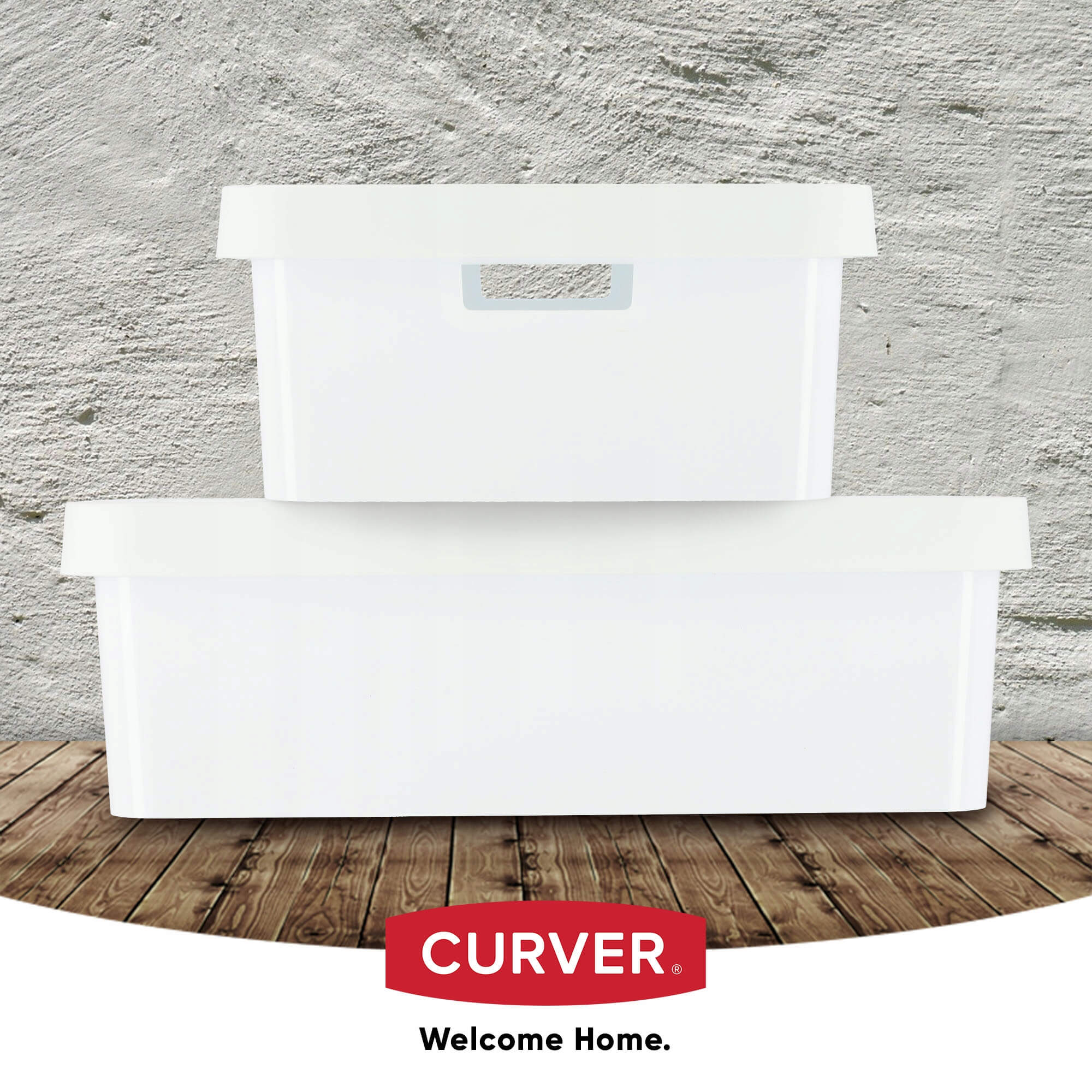 Pojemnik z pokrywą Curver Infinity 30L, biały