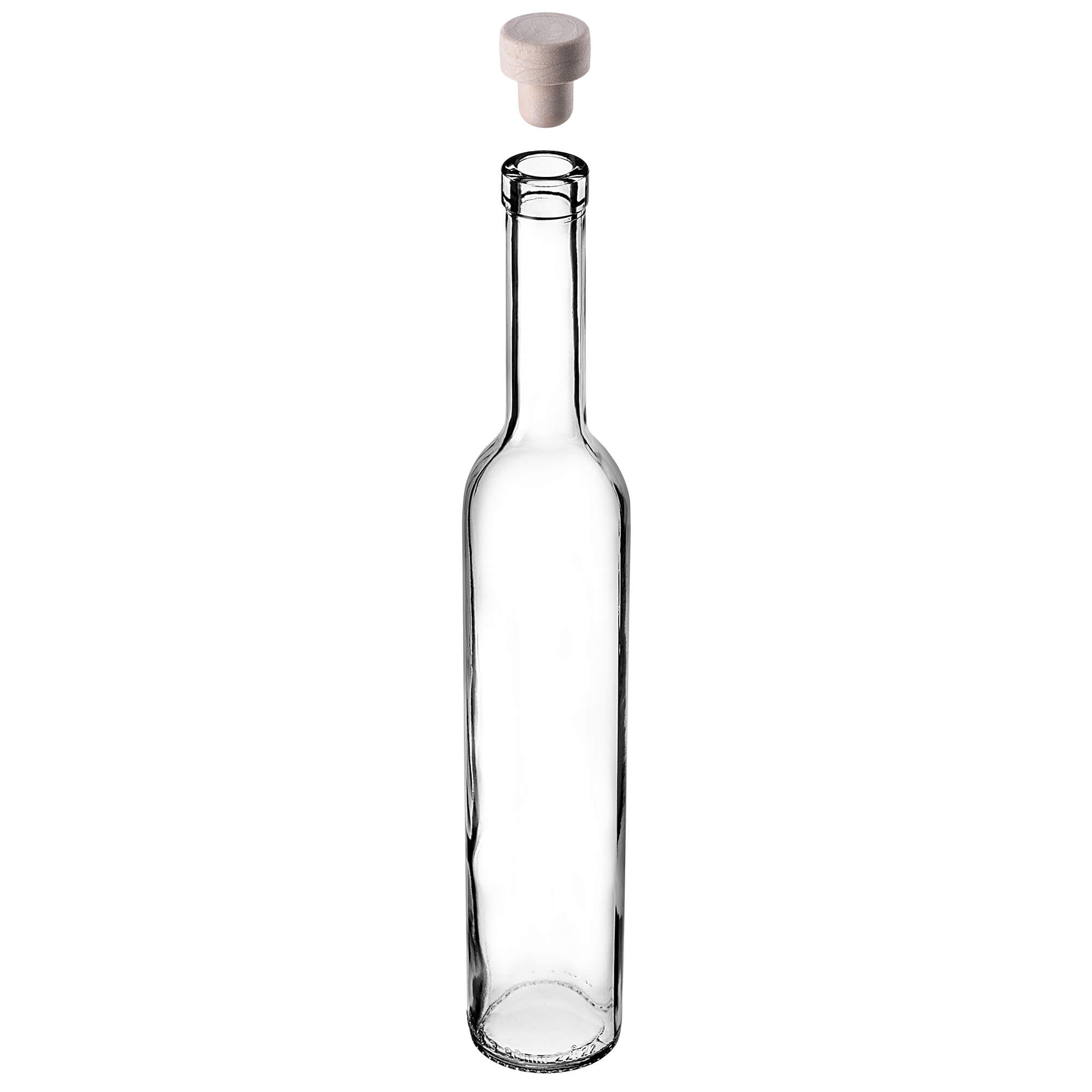 Butelka z korkiem Turcio 0,5L z korkiem fi18.5, 8 szt.