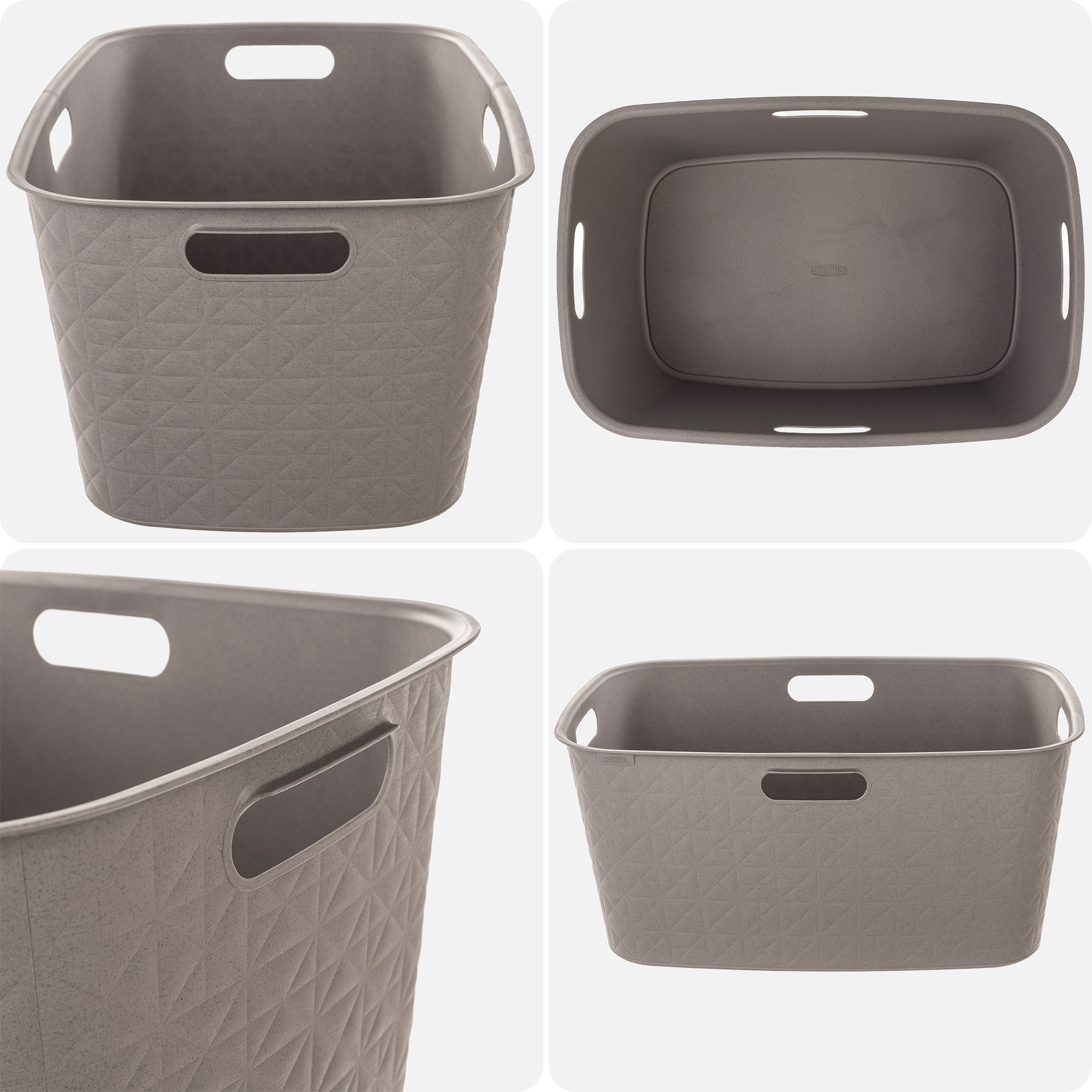 Kosz do magla Curver Softex 45L szary