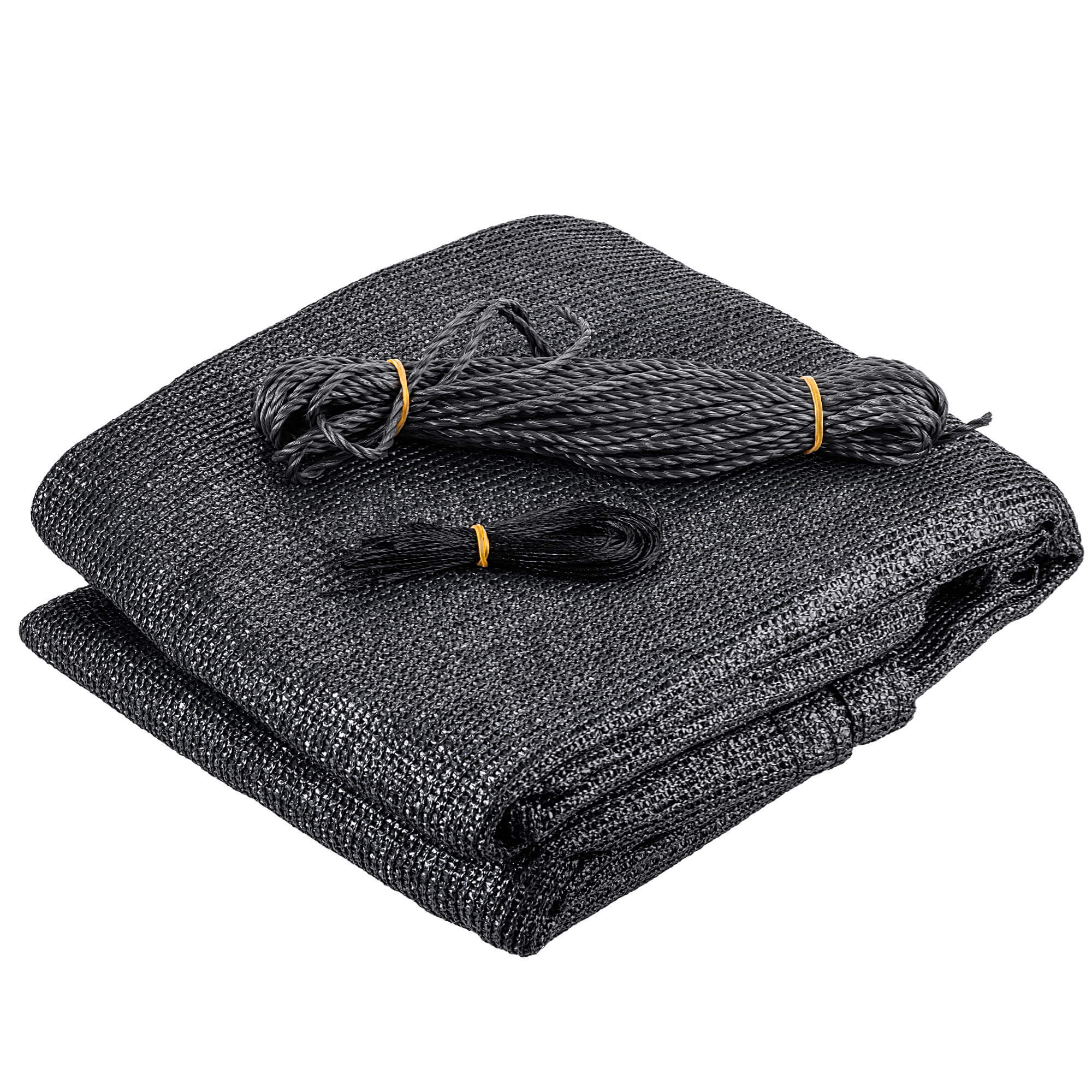Osłona balkonowa Thus 0.95 x 4.75 m PE 180 g/m² czarna