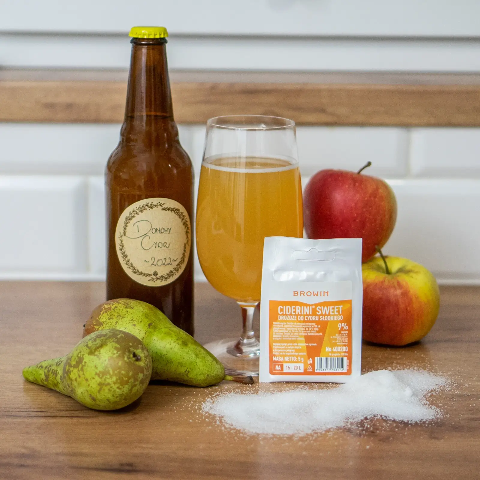 Browin Drożdże cydrowe Ciderini Sweet 5g