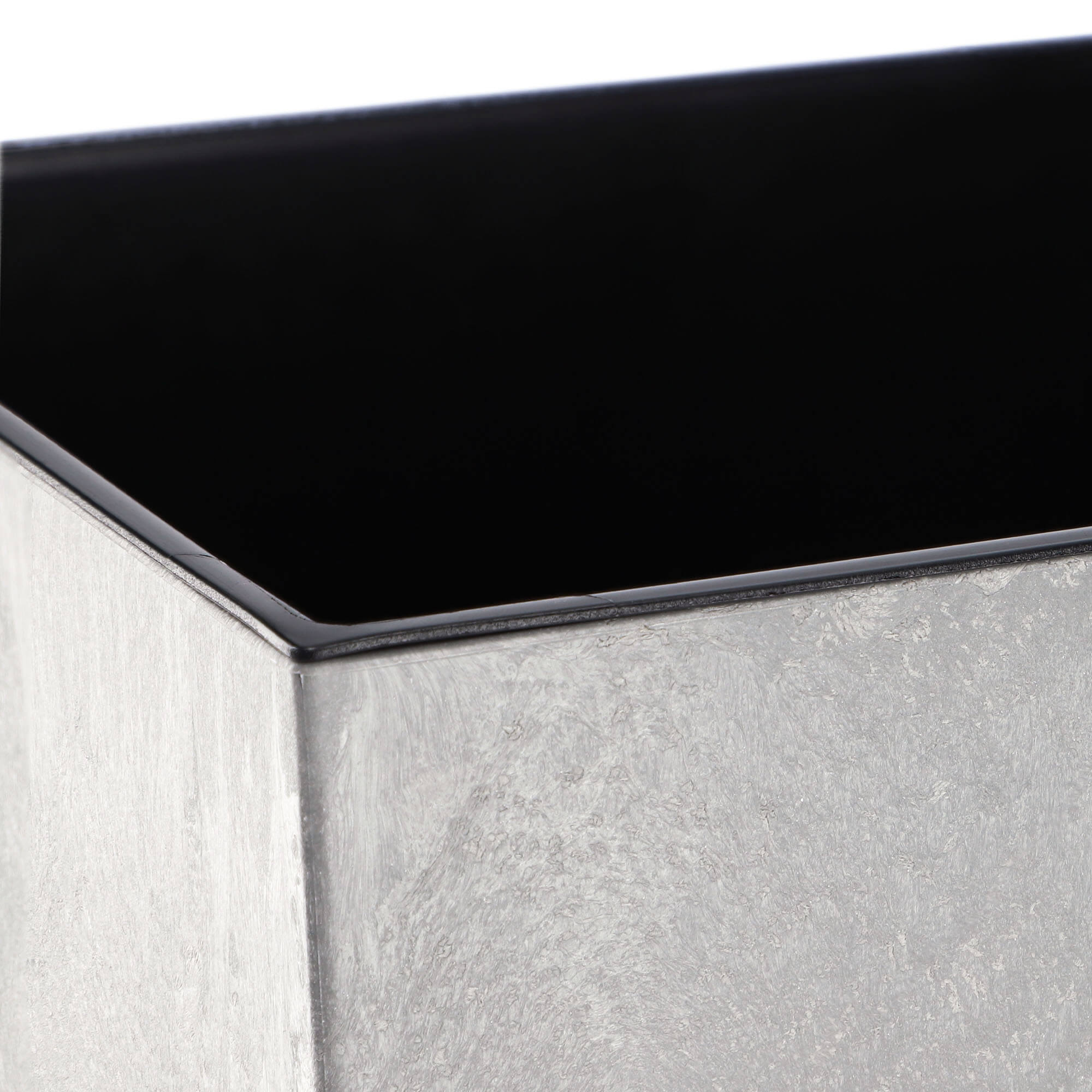 Doniczka z wkładem Tres 30cm szary beton