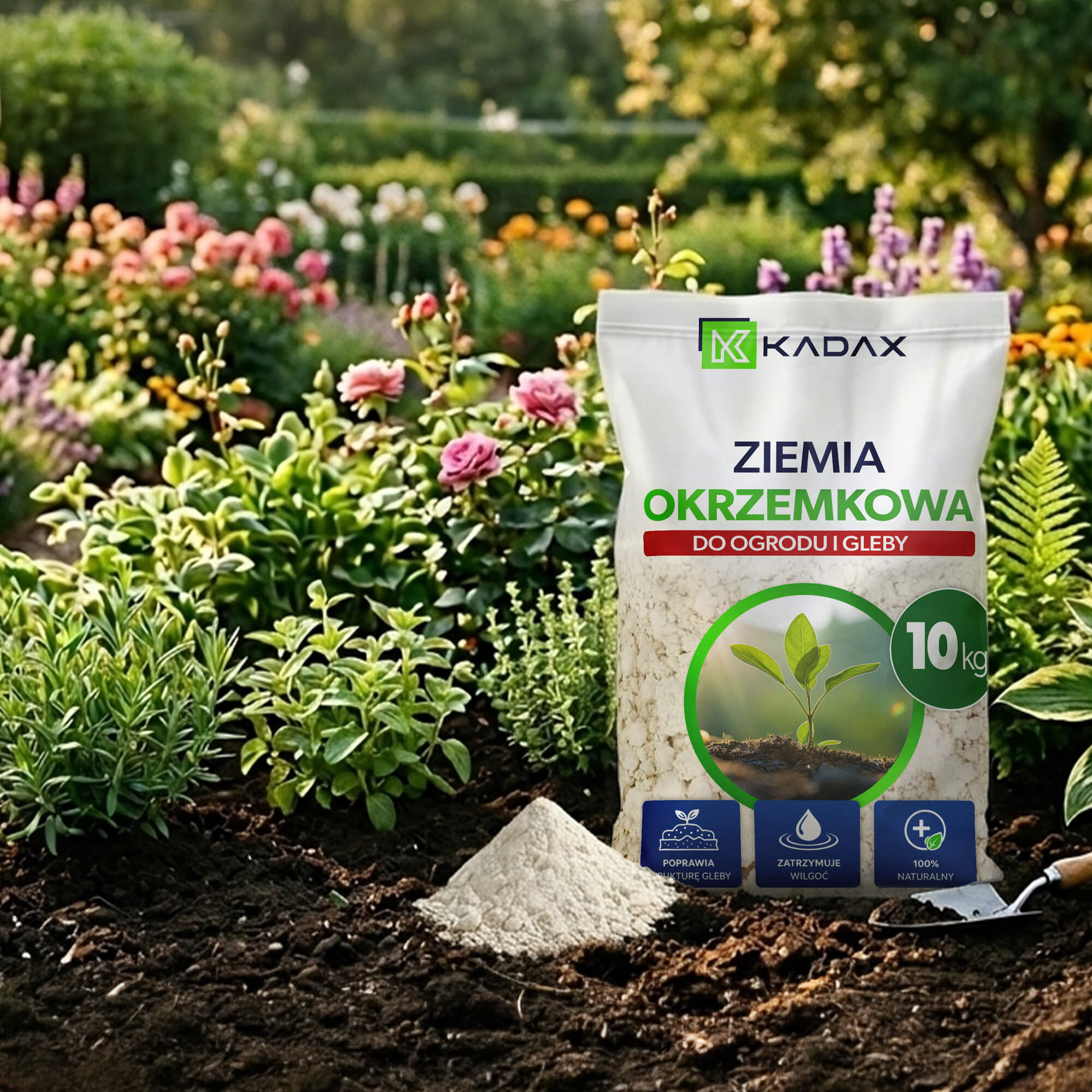 Ziemia okrzemkowa Cherre do ogrodu i gleby 10 kg