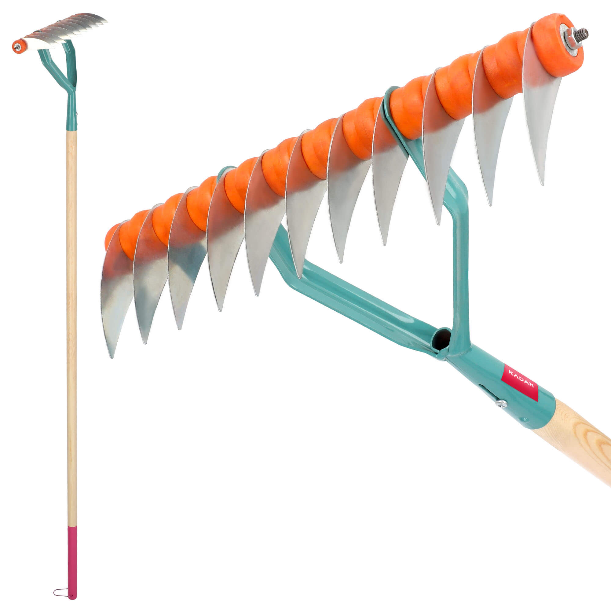 Aerator damski 168 x 35 cm, pomarańczowy