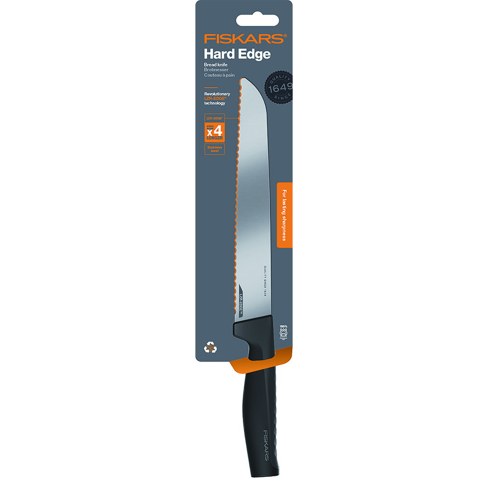Fiskars 1054945 Hard Edge Nóż do chleba 22 cm