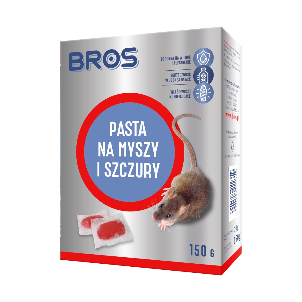 Bros Pasta na myszy i szczury 150g