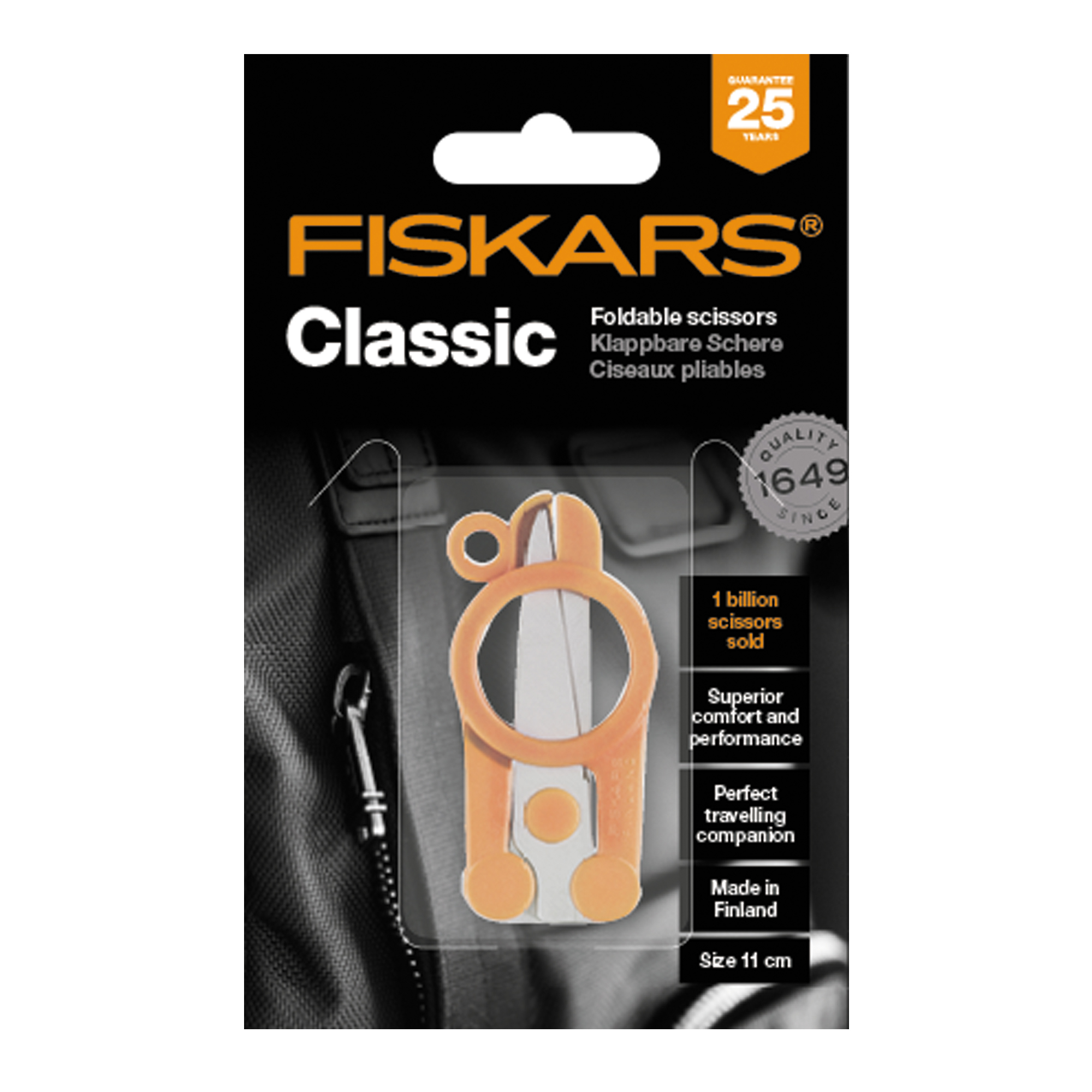 Fiskars 1005134 Classic Nożyczki składane - brelok
