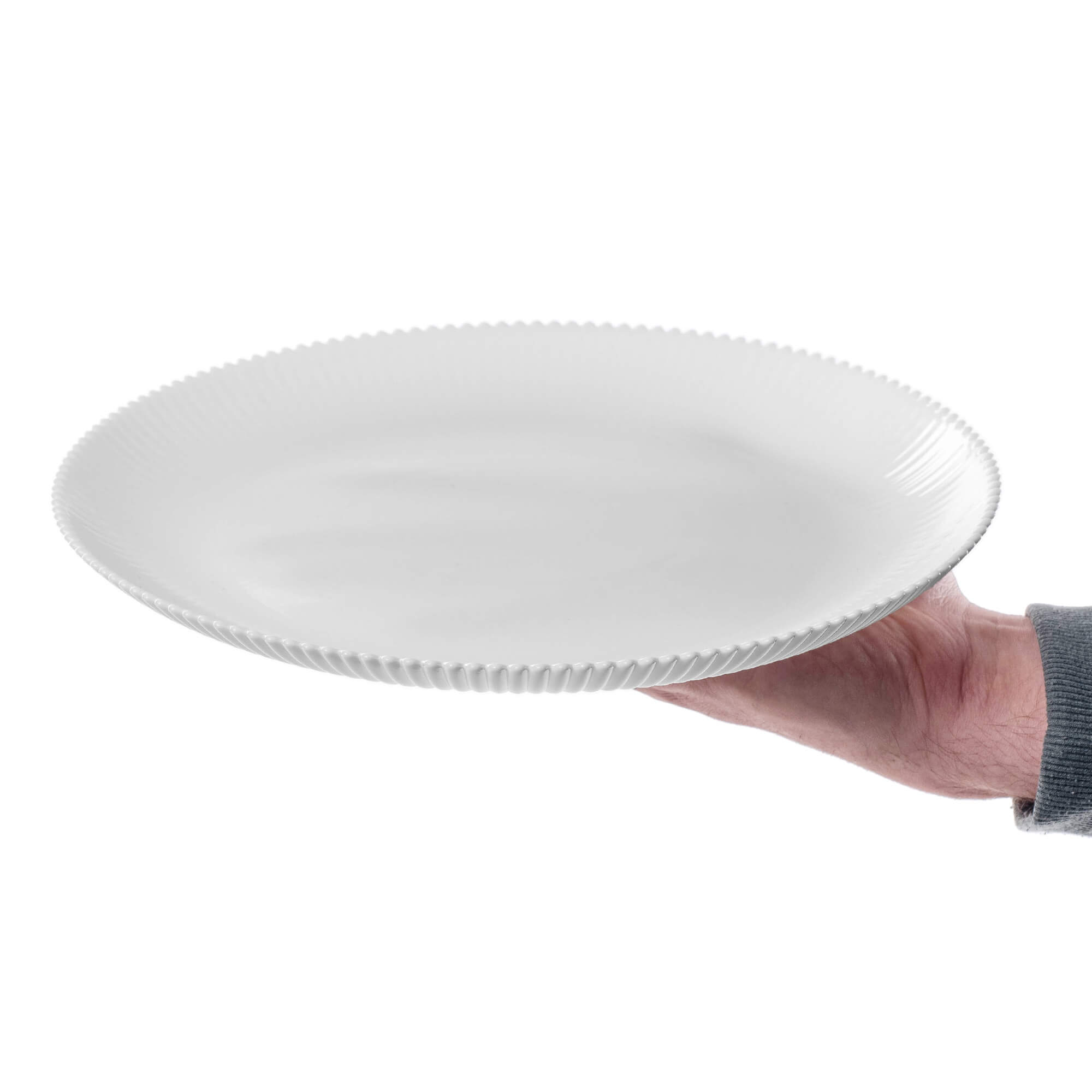 Zestaw obiadowy Regno salaterka 15 cm + talerz deserowy + talerz płytki biały 1 kpl.