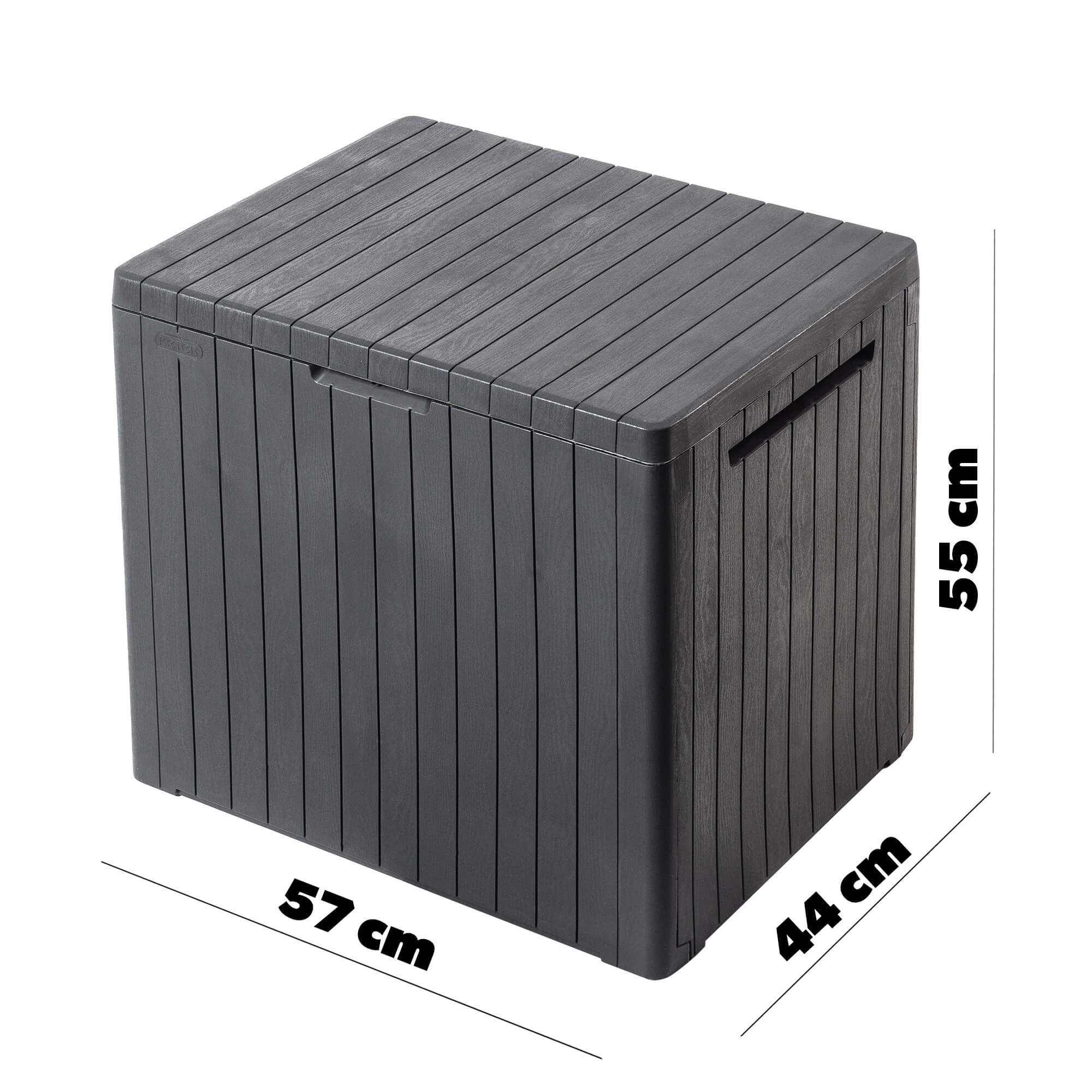 Skrzynia ogrodowa Keter City Storage 113L, antracyt