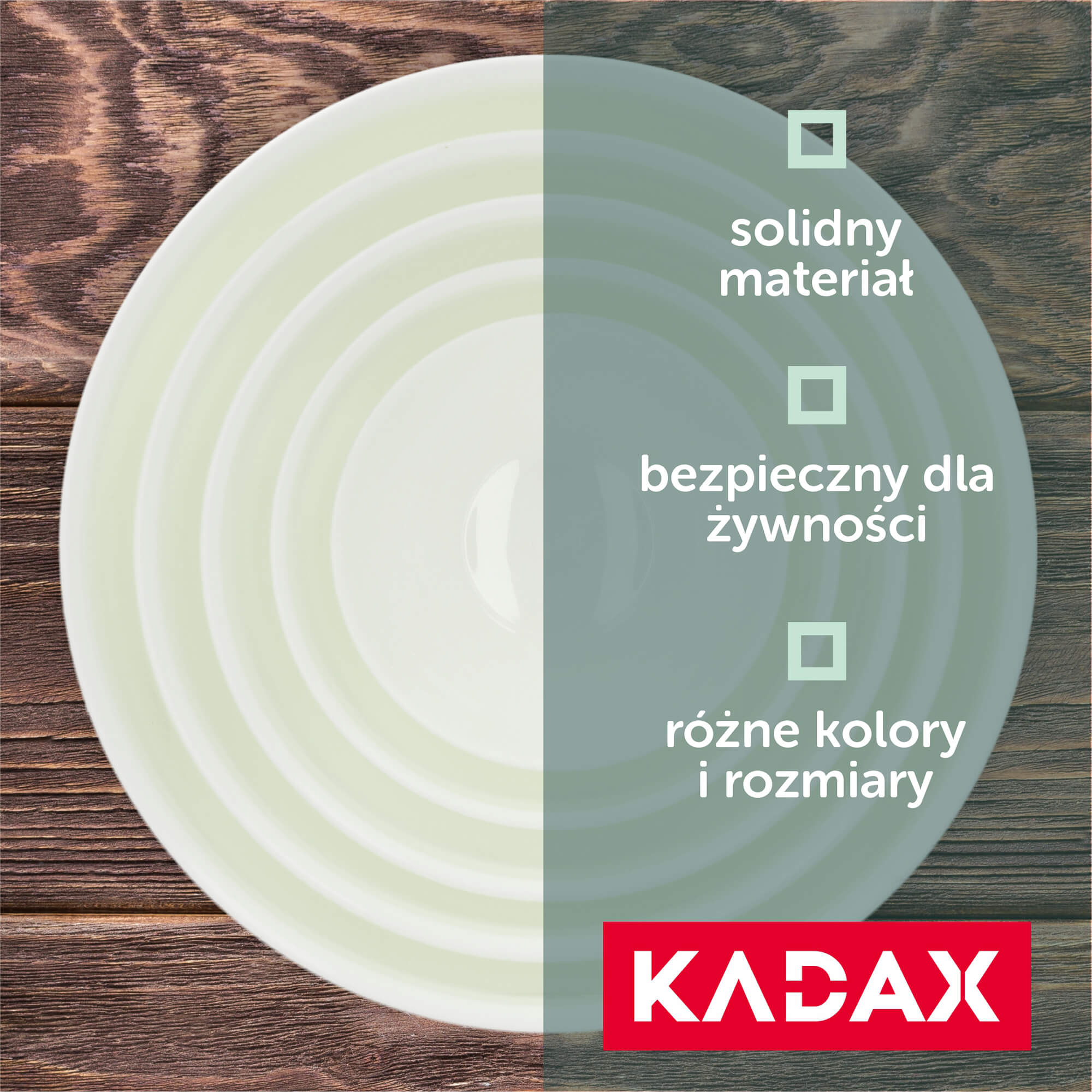 Plastikowa miska kuchenna Musano 3L, kremowa