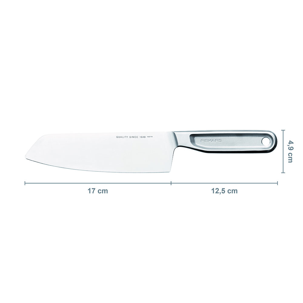 Fiskars 1062884 All Steel Nóż Santoku 16 cm