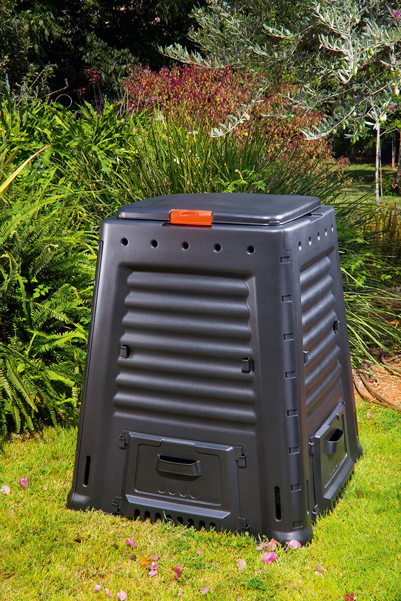 Kompostownik ogrodowy Keter Mega Composter 650L, czarny