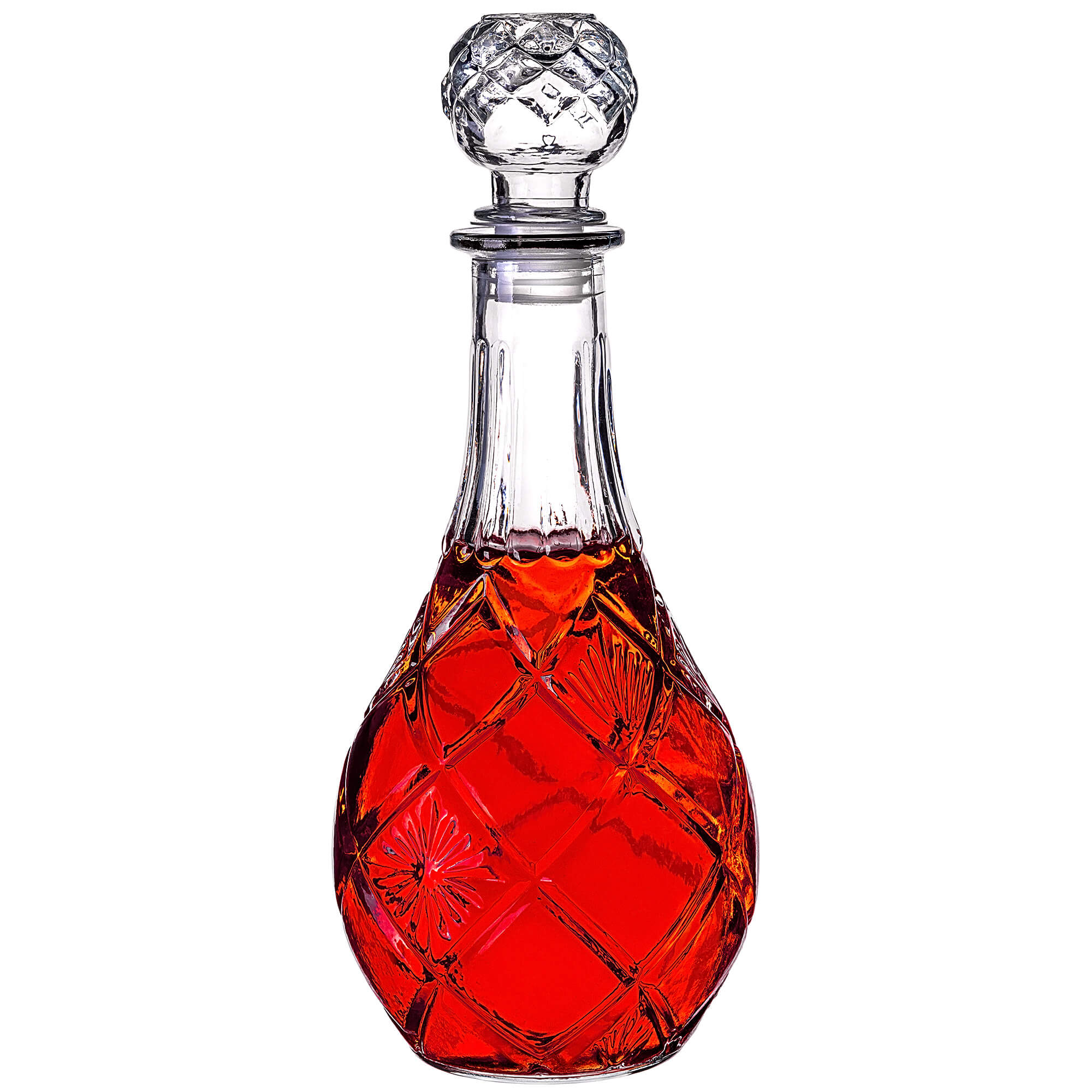 Karafka szklana Nance na whisky z korkiem 0,8L