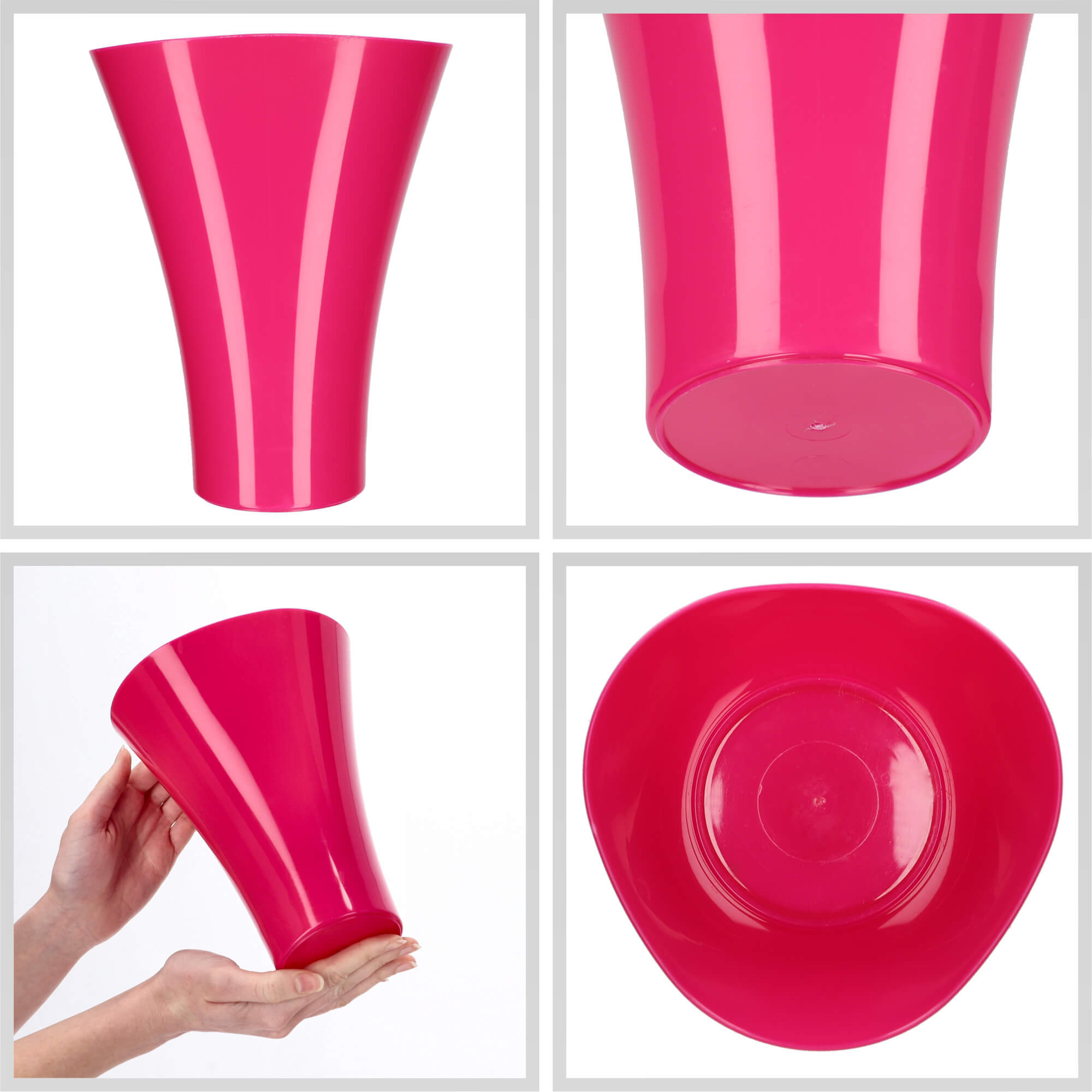 Doniczka na kwiaty Meria 17 cm, fuksja