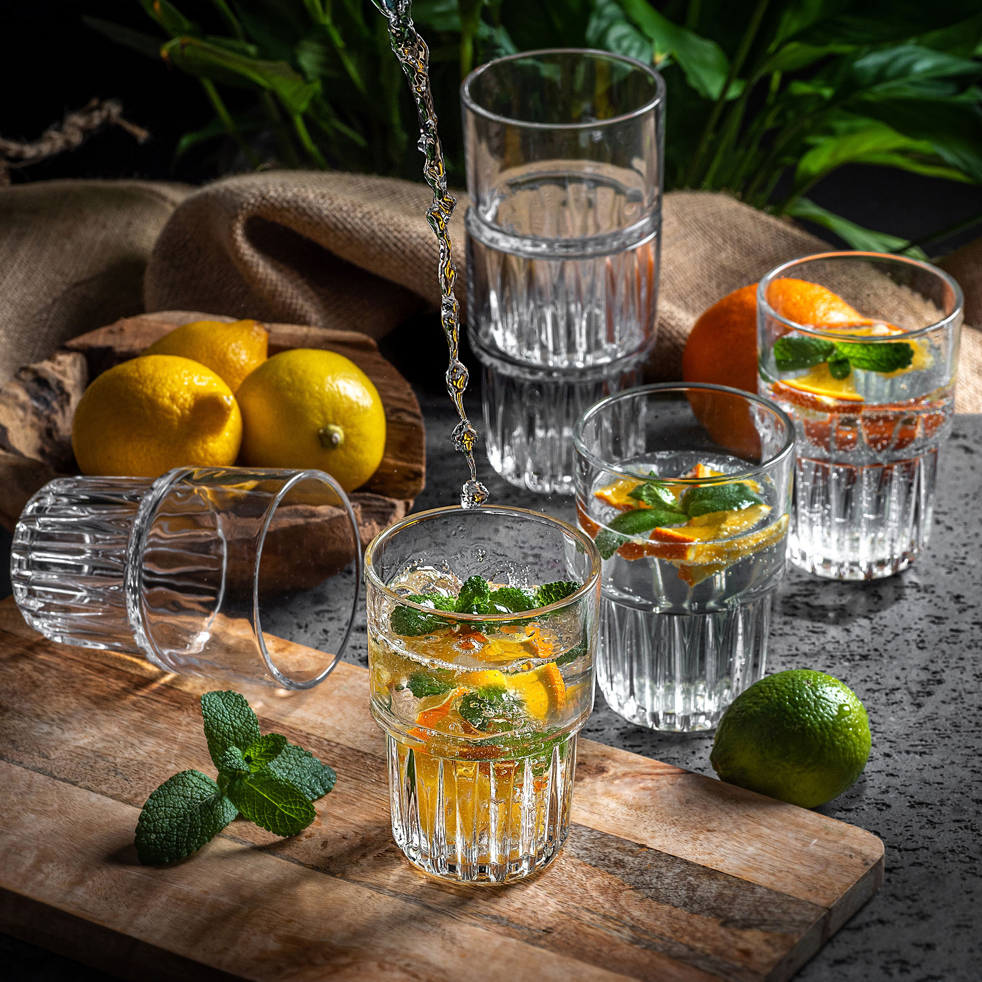 Szklanki do napojów Tullo 320ml zestaw 4szt