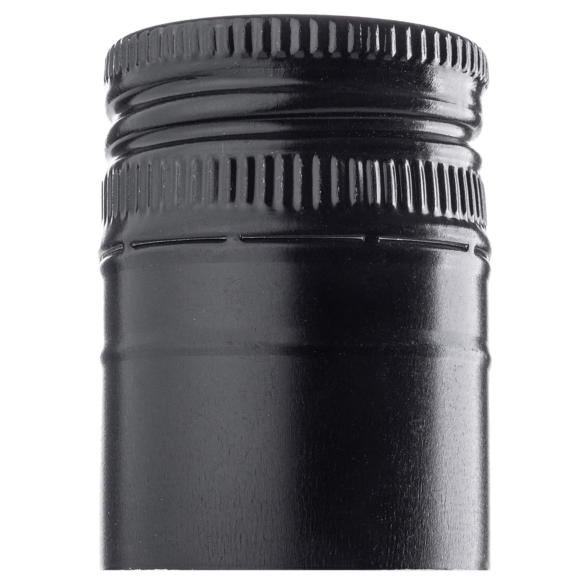 Aluminiowa zakrętka do butelek Annot fi 31.5mm długa czarna 50 szt.