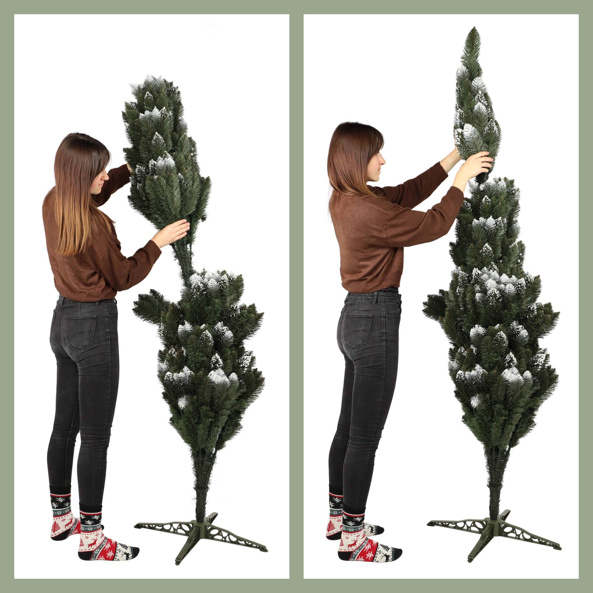 Choinka sztuczna sosna diamentowa Mantua 220 cm