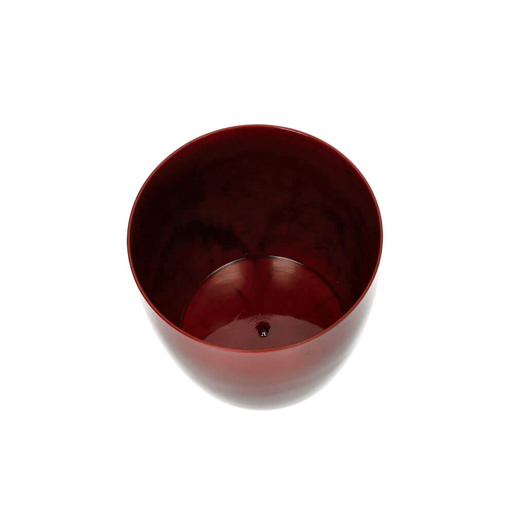 Doniczka na kwiaty Agen 14 cm, czerwony marmur