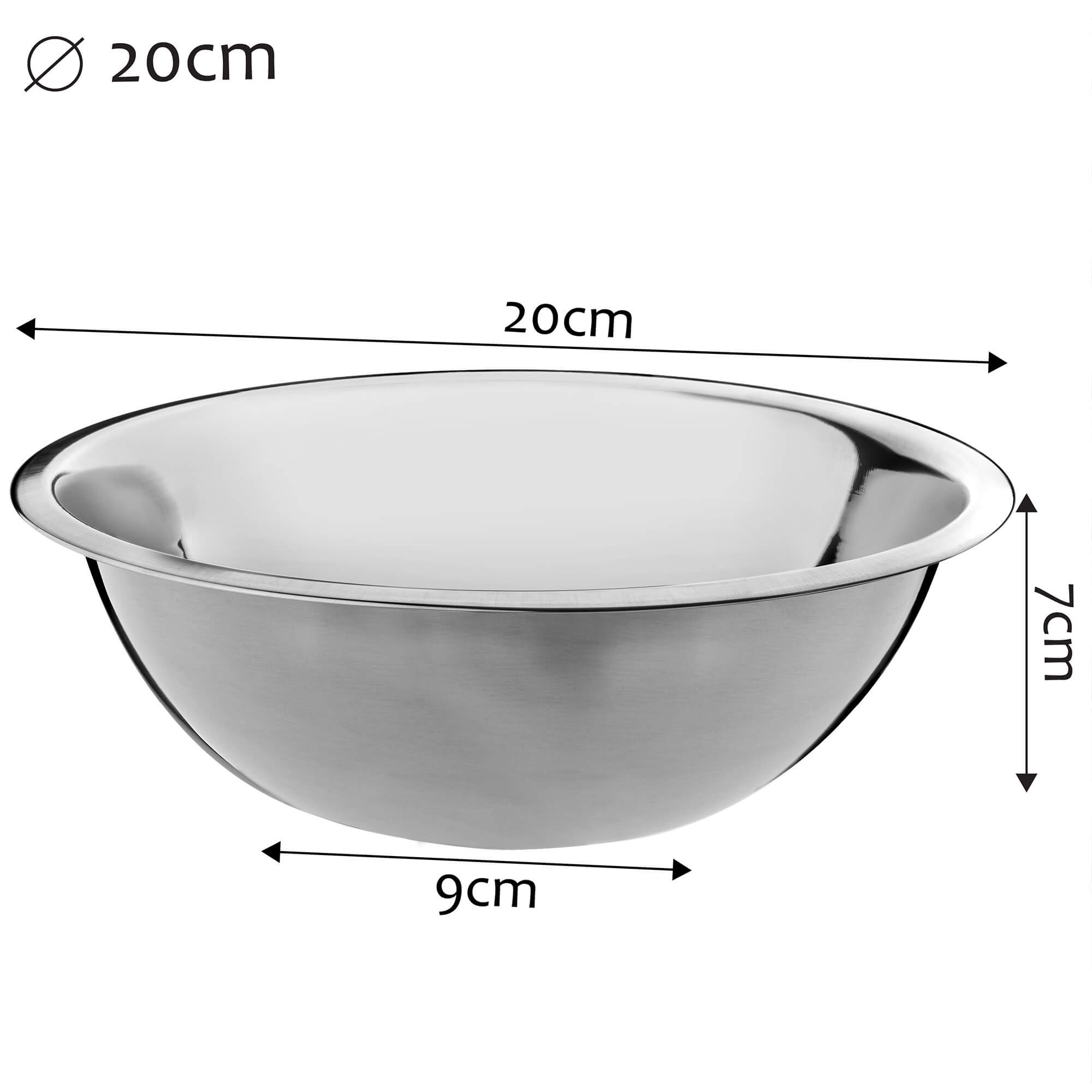 Miska kuchenna nierdzewna Fjus 20 cm