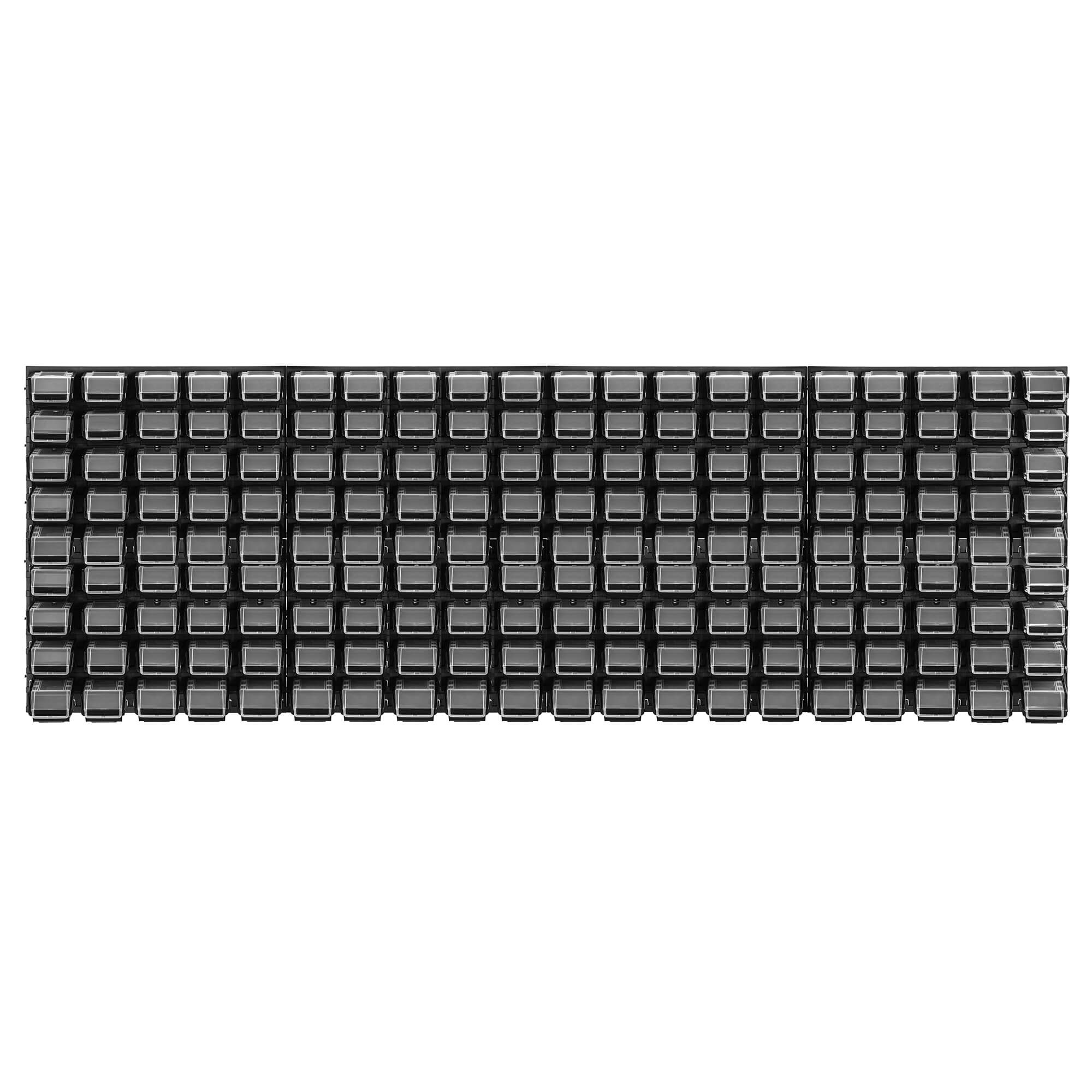 Tablica warsztatowa Lokke 180 elementów 232 x 78 cm, czarna