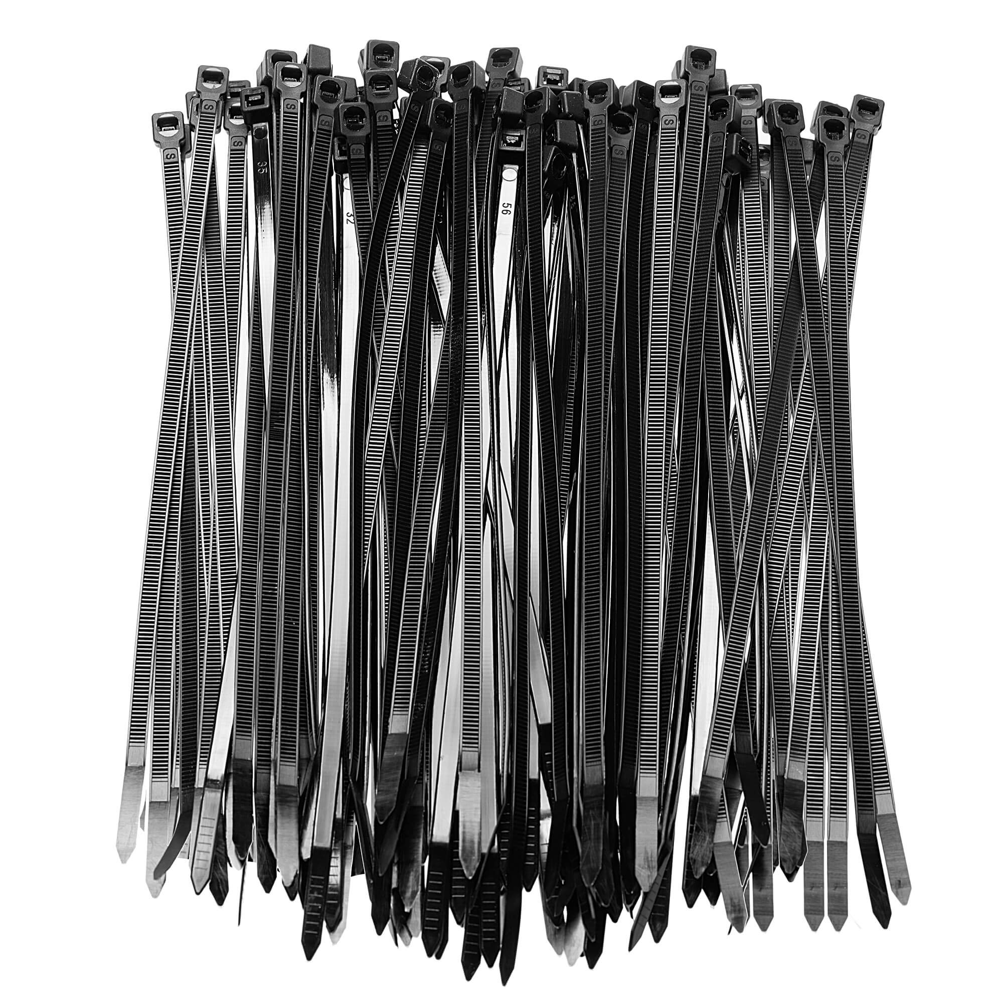 Opaski zaciskowe Maurens 200 x 3.6 mm czarne 200 szt.