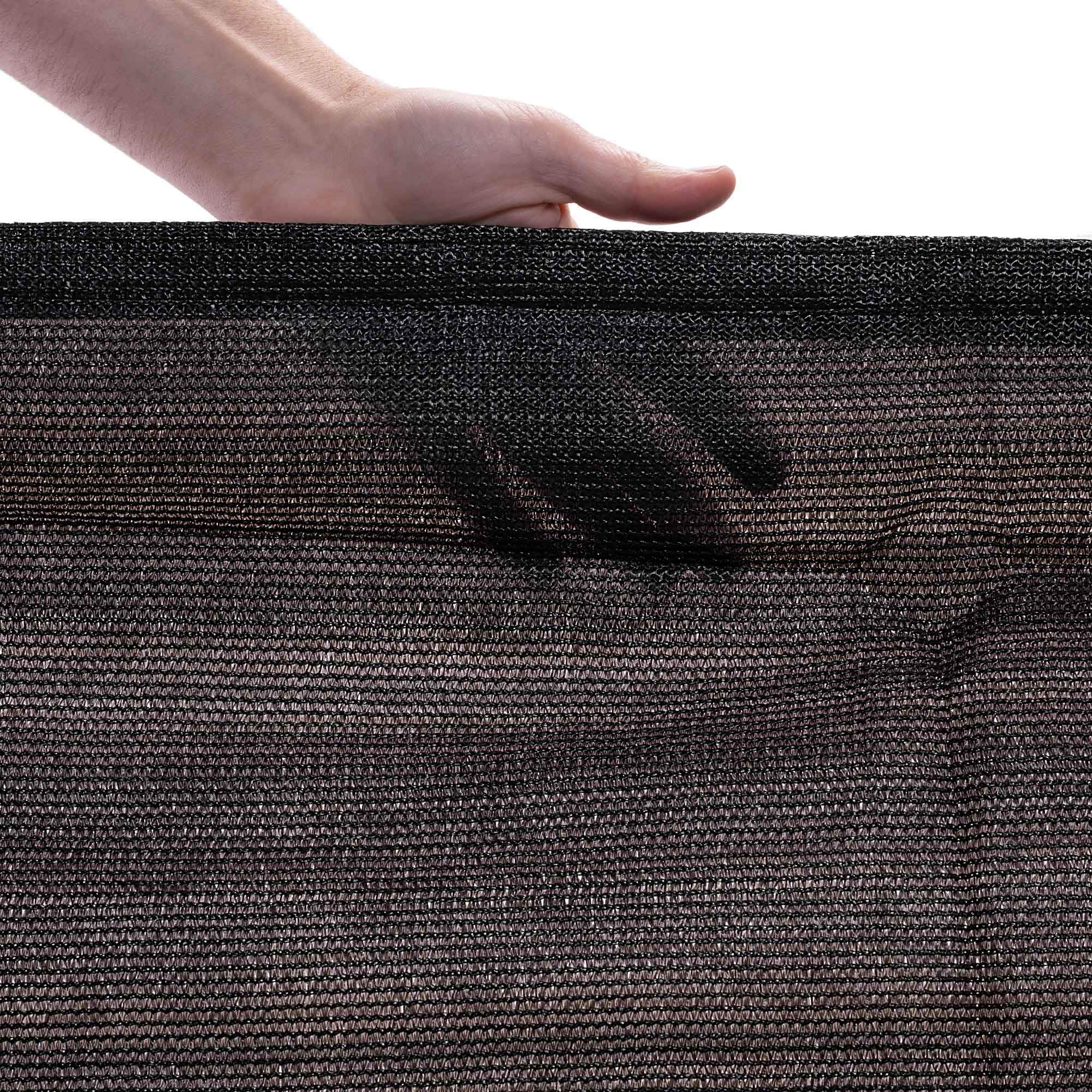 Osłona balkonowa Thus 1 x 5.5 m PE 180 g/m² czarna